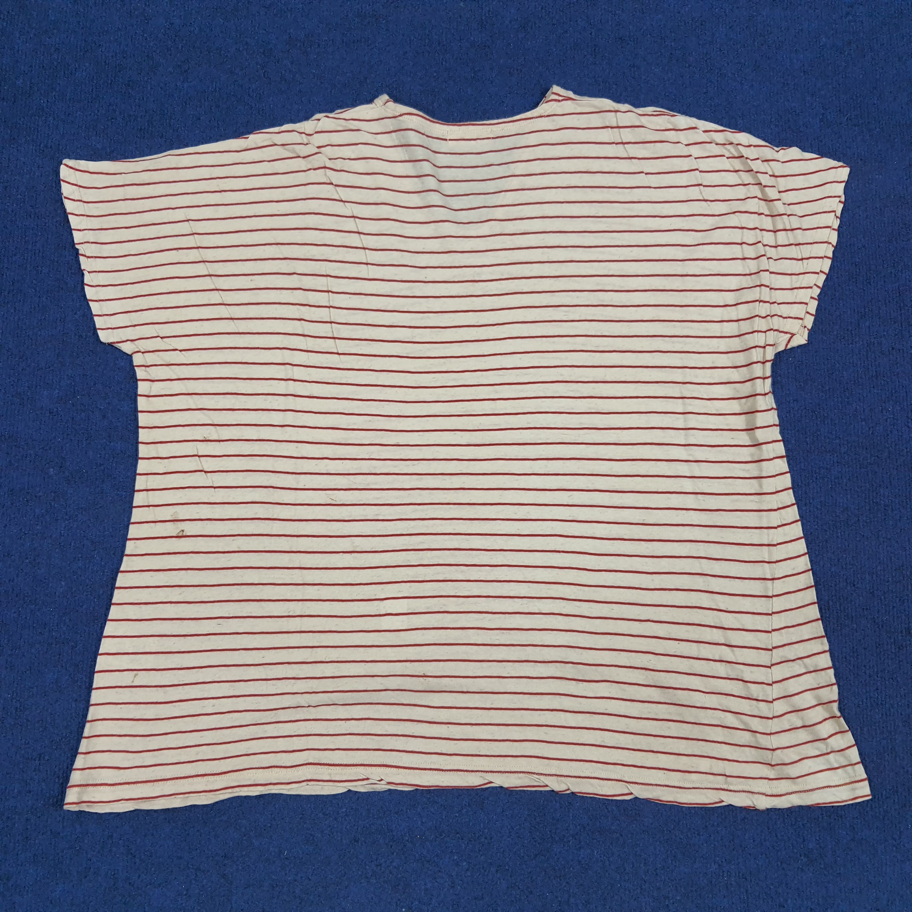 Issey Miyake × Japanese Brand × Vintage Vintage Plantation by Issey Miyake Striped Tshirt Size M / US 6-8 / IT 42-44 - 3 Thumbnail