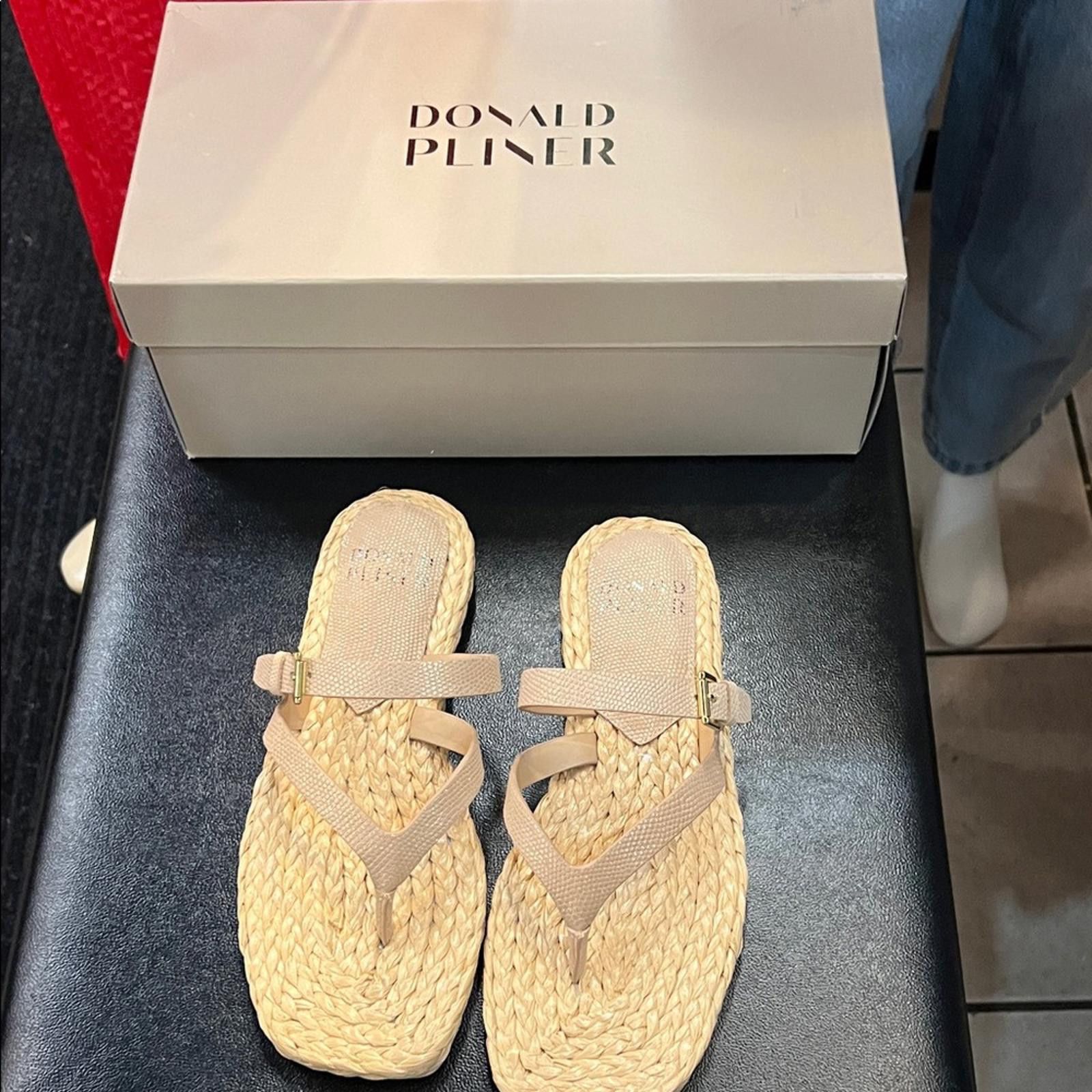 Other Donald J. Pliner Women's Beige Woven Sandals Size US 6.5 / IT 36.5 - 1 Thumbnail