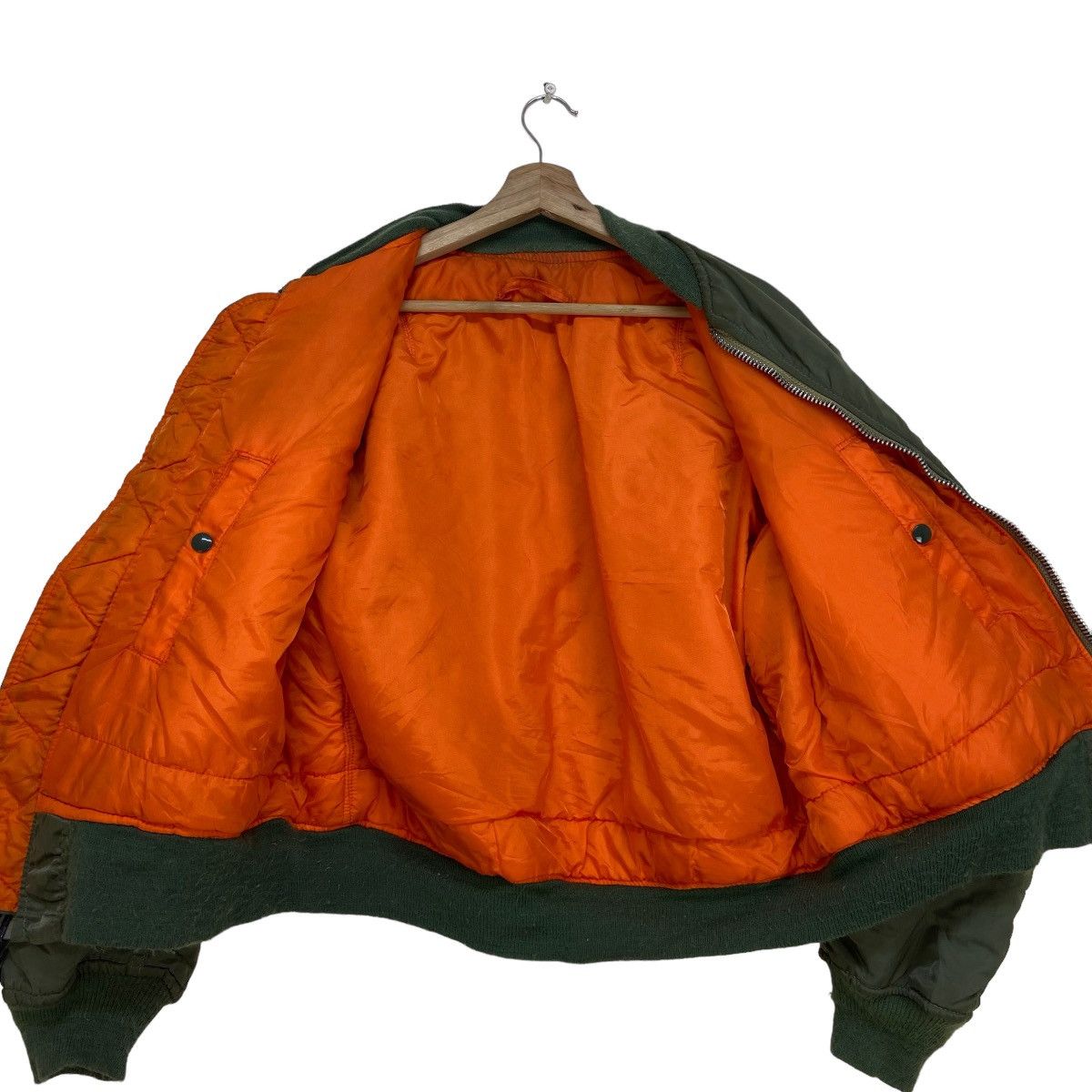 Alpha Industries Vintage Alpha Industries Bomber Flight MA-1 Jacket Size US L / EU 52-54 / 3 - 3 Thumbnail