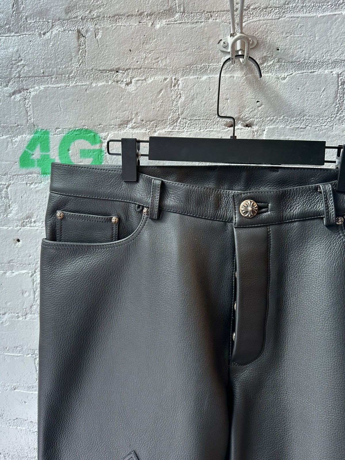 Chrome Hearts CHROME HEARTS FULL LEATHER FLUR KNEES XXL Size US 40 / EU 56 - 2 Thumbnail