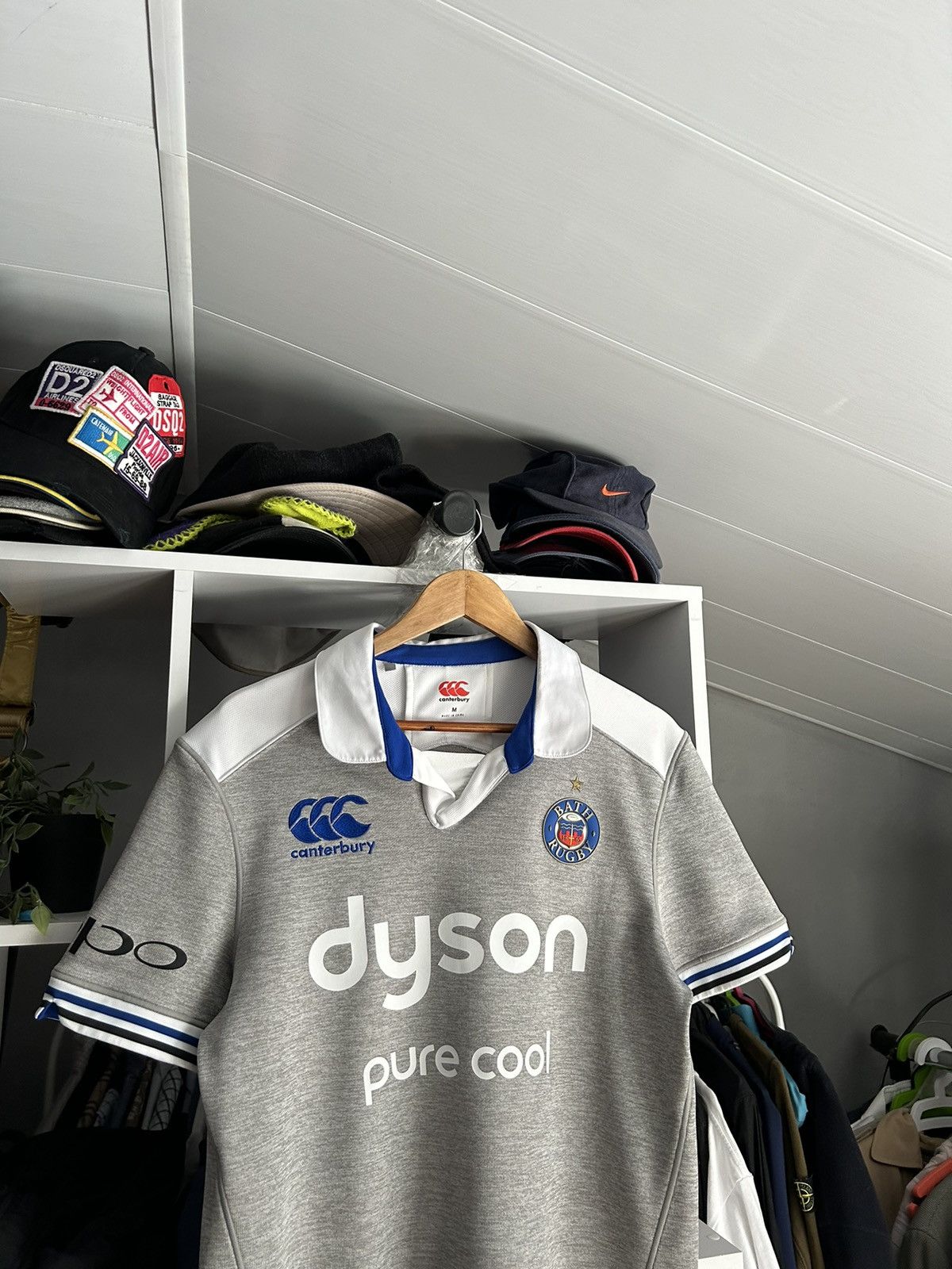 Canterbury of New Zealand Bath Rugby 2016 2017 Canterbury Away Classic Jersey Shirt Size US M / EU 48-50 / 2 - 2 Thumbnail