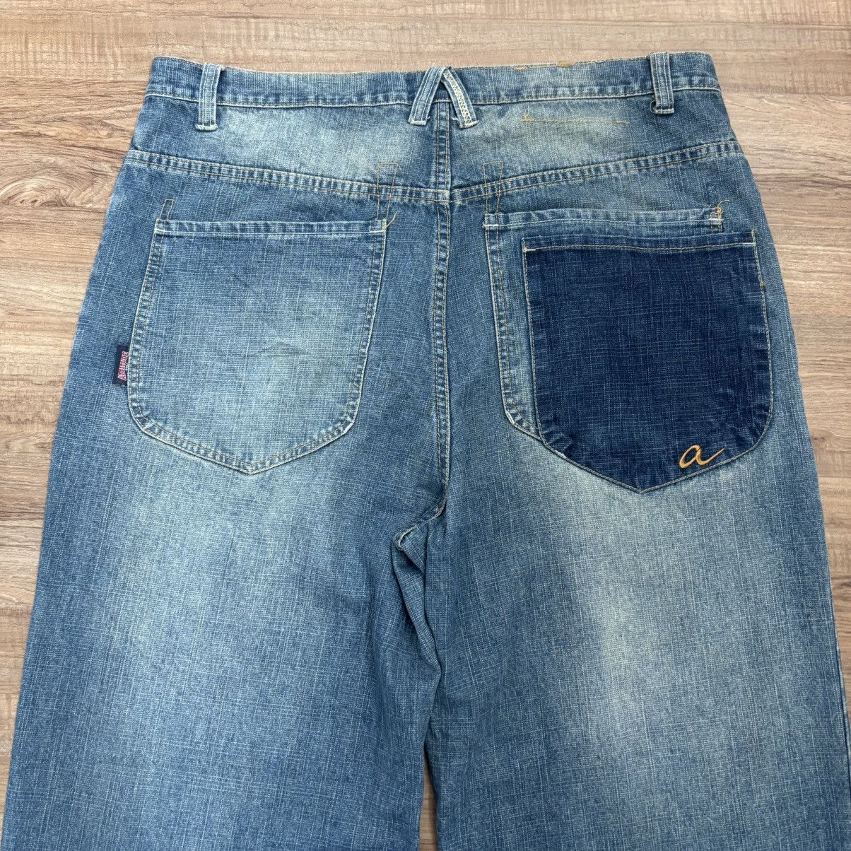 Vintage Vintage Attitude Baggy Jeans Hip Hop Flare Rap Denim Size US 36 / EU 52 - 3 Thumbnail