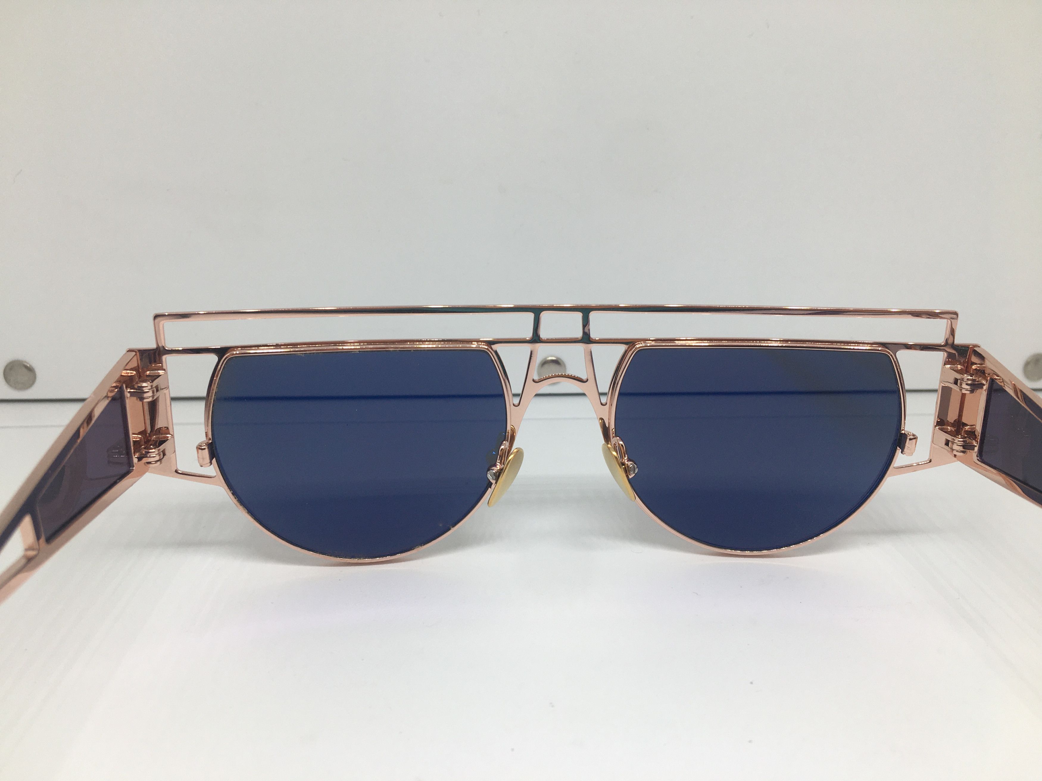 Other Acuitis Ellypse Rose Gold Side Shield Sunglasses Size ONE SIZE - 5 Thumbnail