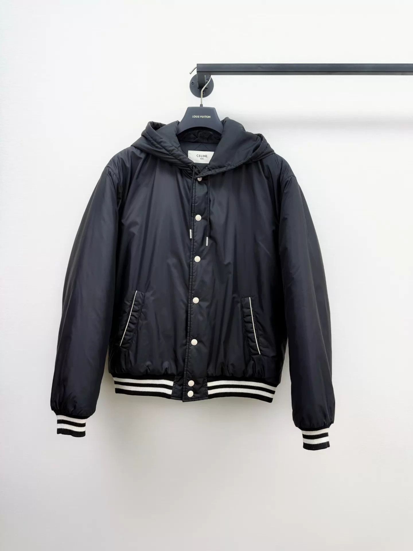 Celine Celine men's worn once hooded baseball jacket 48 Size US M / EU 48-50 / 2 - 1 Thumbnail