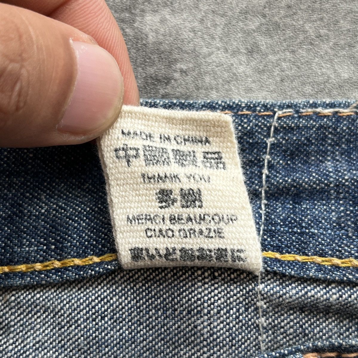 Evisu × Japanese Brand Evisu Yamane Seagull Smile Jorts Size US 30 / EU 46 - 6 Thumbnail