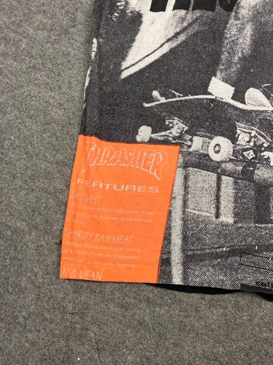 Vintage vintage rare thrasher all over print tee nice design Size US XL / EU 56 / 4 - 3 Thumbnail