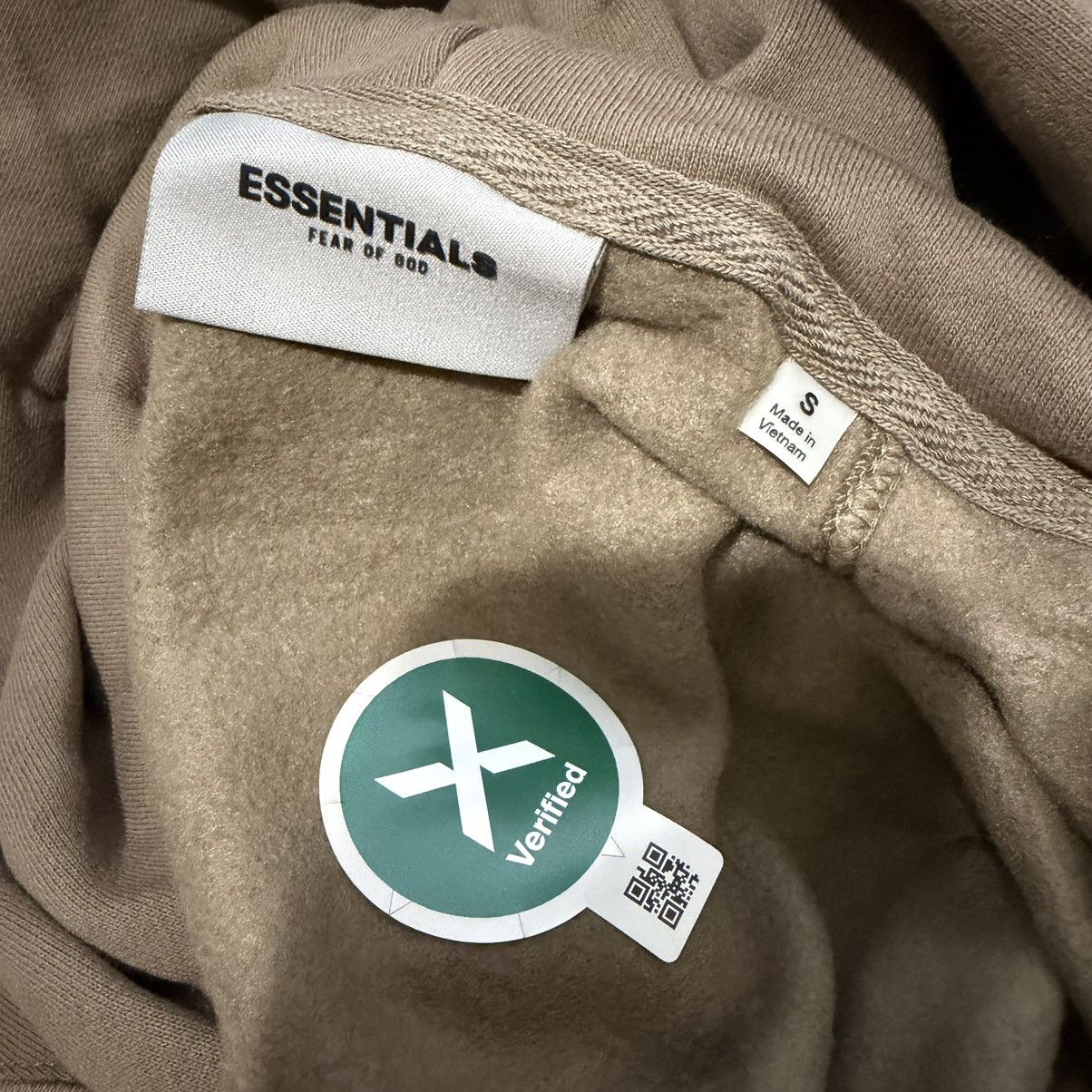 Essentials ESSENTIAL FEAR OF GOD TAUPE SS20 HOODIE Size US S / EU 44-46 / 1 - 8 Thumbnail