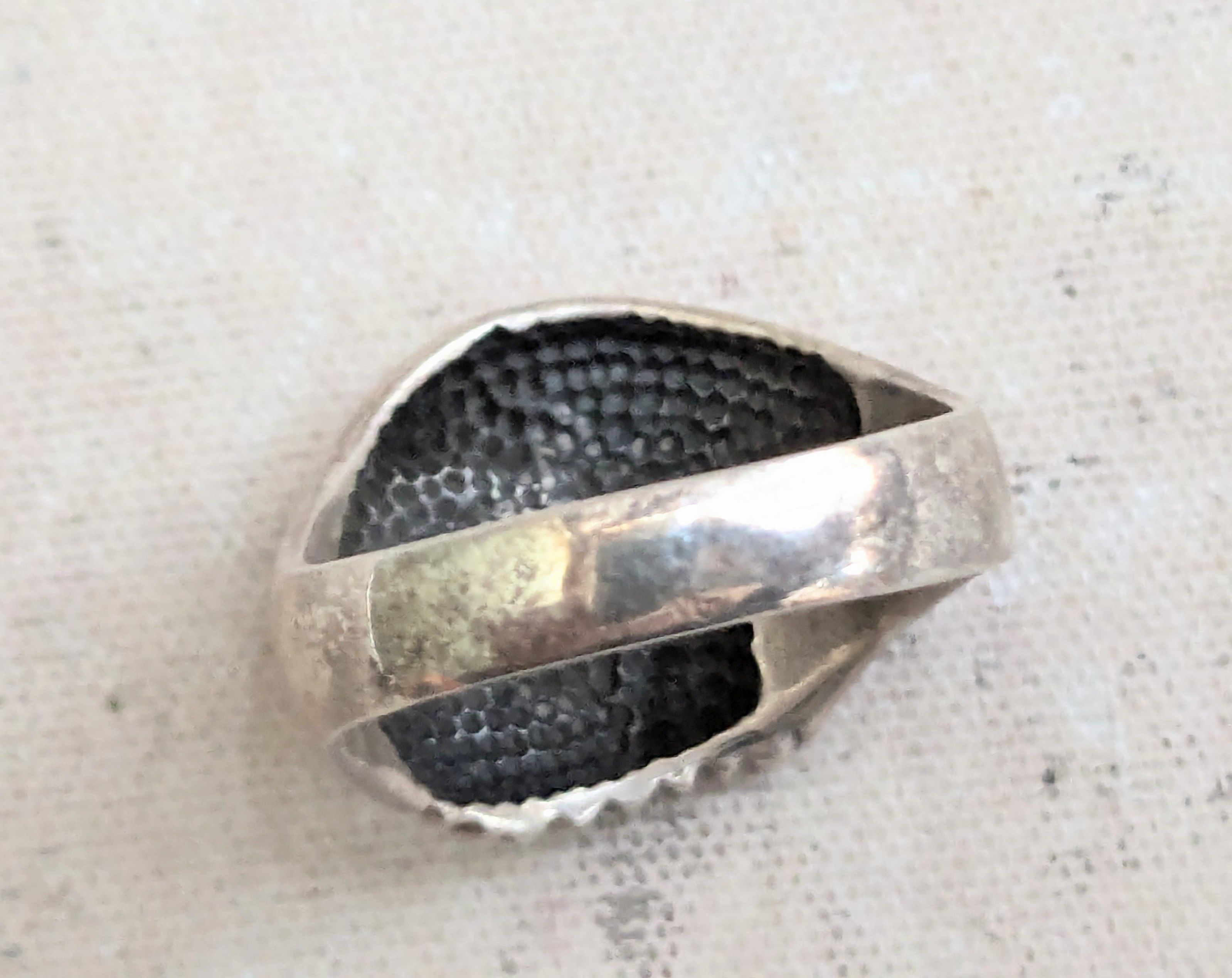 Sterling Silver LAZ Sterling Silver Ring Crushed Turquoise Eagle 8.75 Size ONE SIZE - 10 Thumbnail