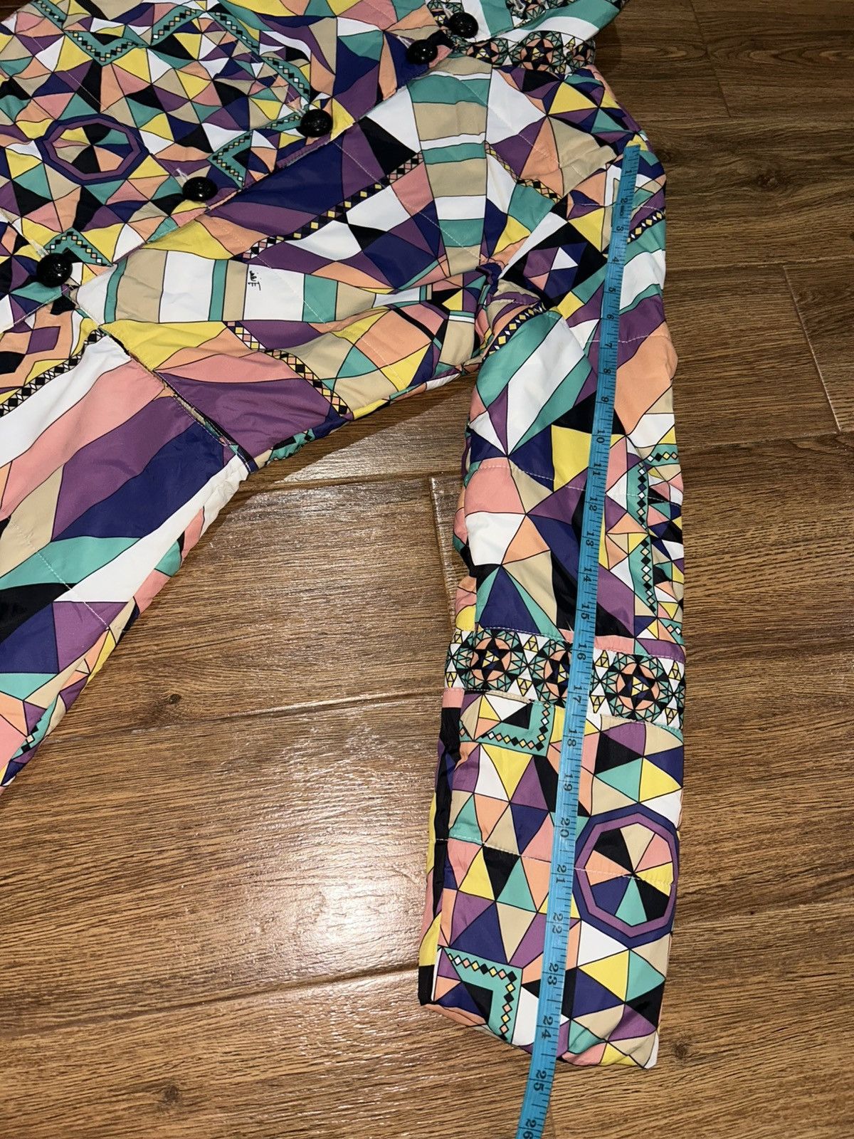 Emilio Pucci Emilio Pucci Multicolor Puffer Coat Jacket Size S / US 4 / IT 40 - 12 Thumbnail
