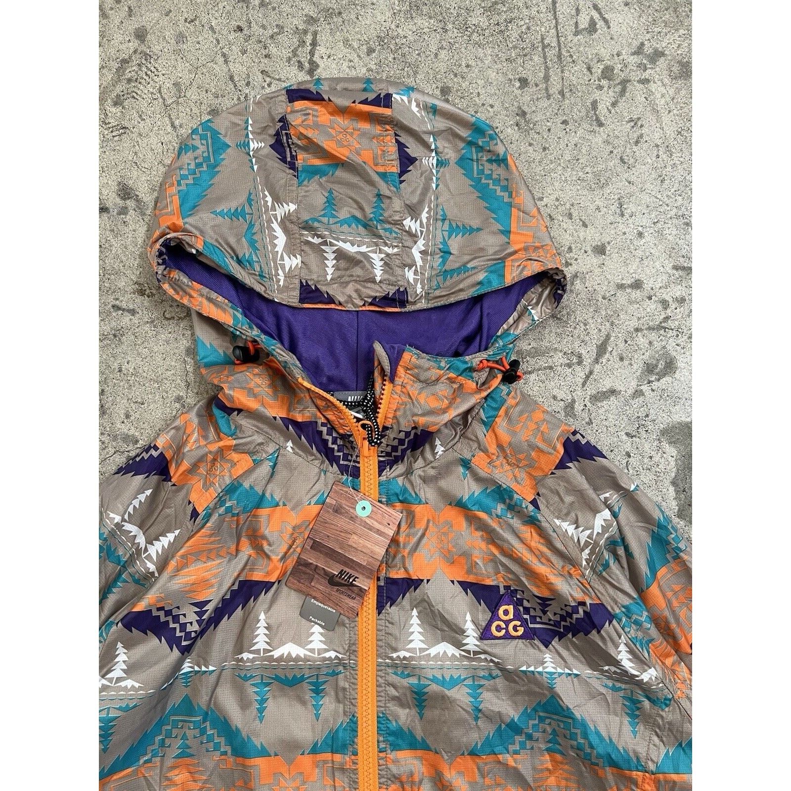 Nike NWT Rare Nike Acg X Pendleton Collaboration Nylon Hoodie M Size US M / EU 48-50 / 2 - 3 Thumbnail