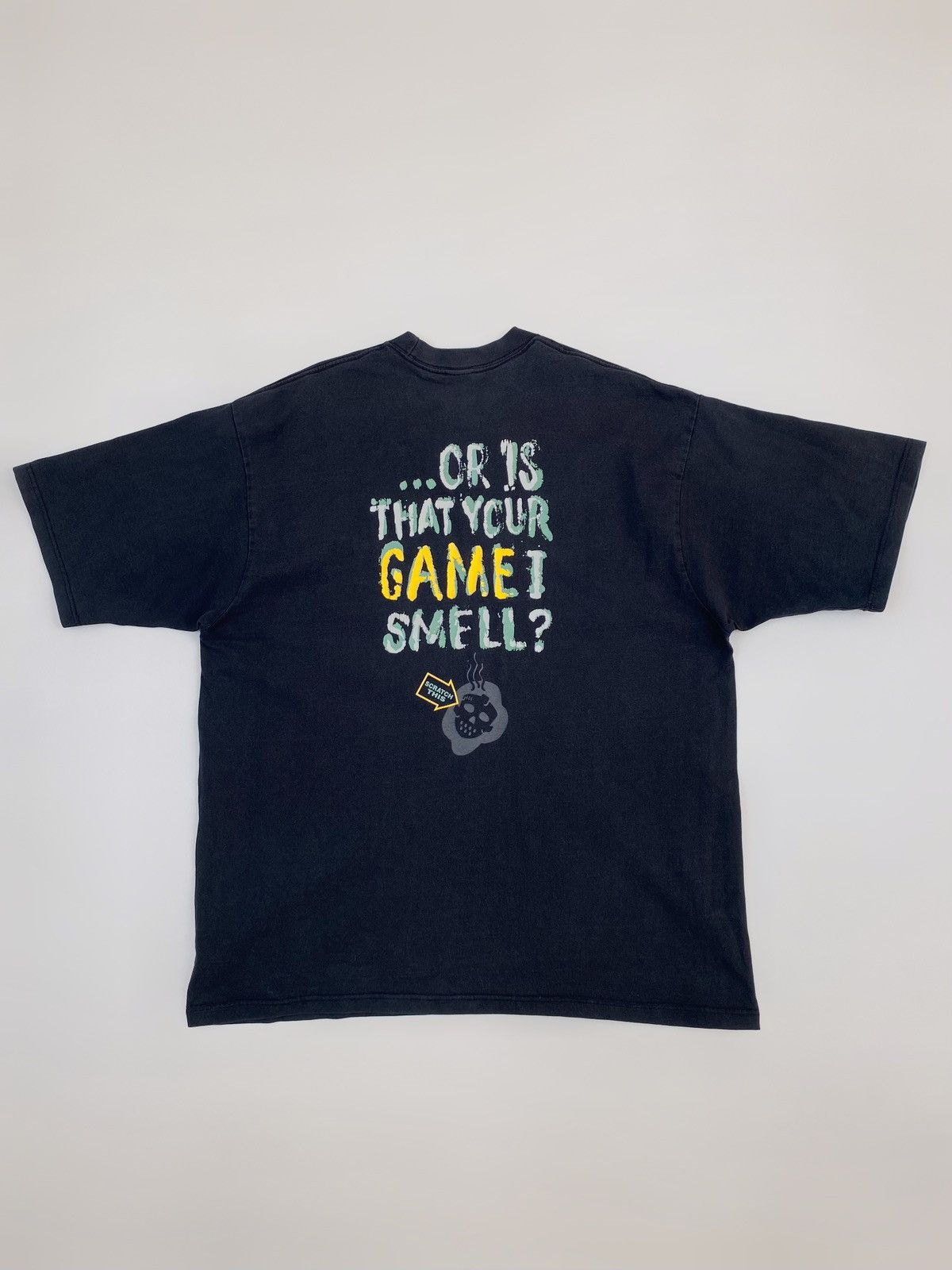 Vintage 1990’s Vintage Nike Parody What Stinks? Quote Graphic Tee Size US XL / EU 56 / 4 - 7 Thumbnail