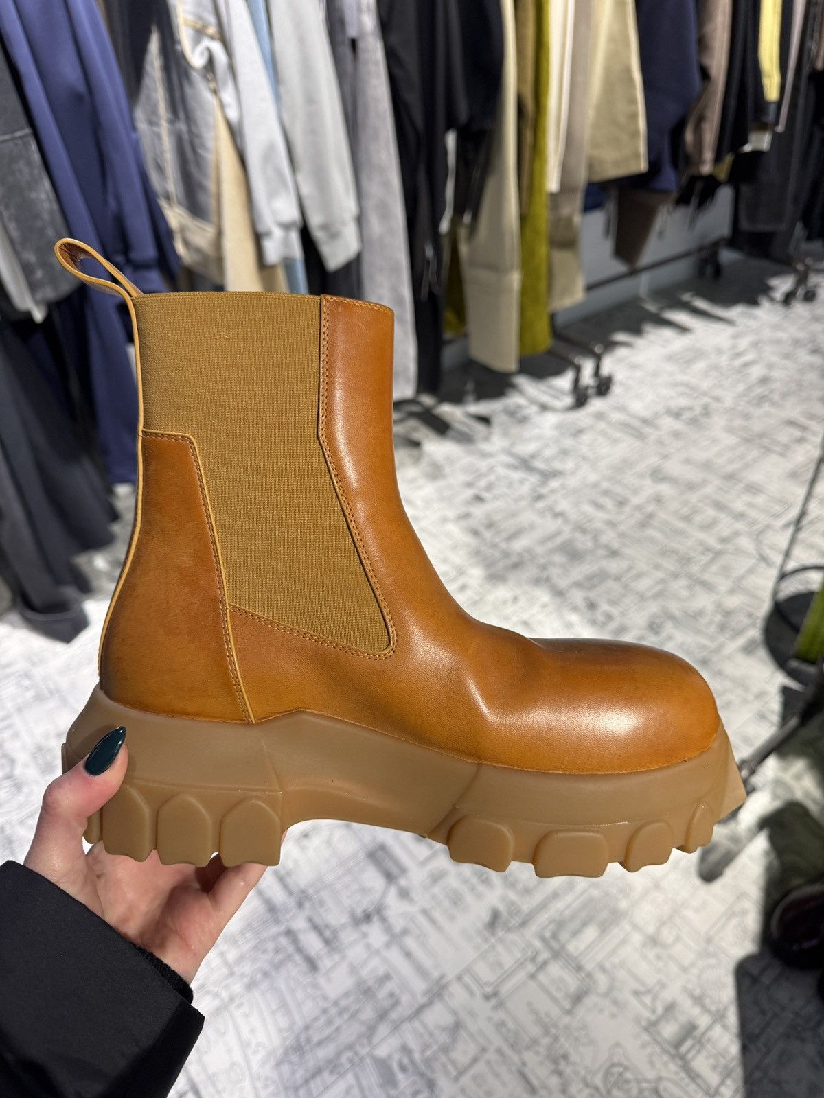 Rick Owens Tractor Bozo Beetle Boots | Grailed