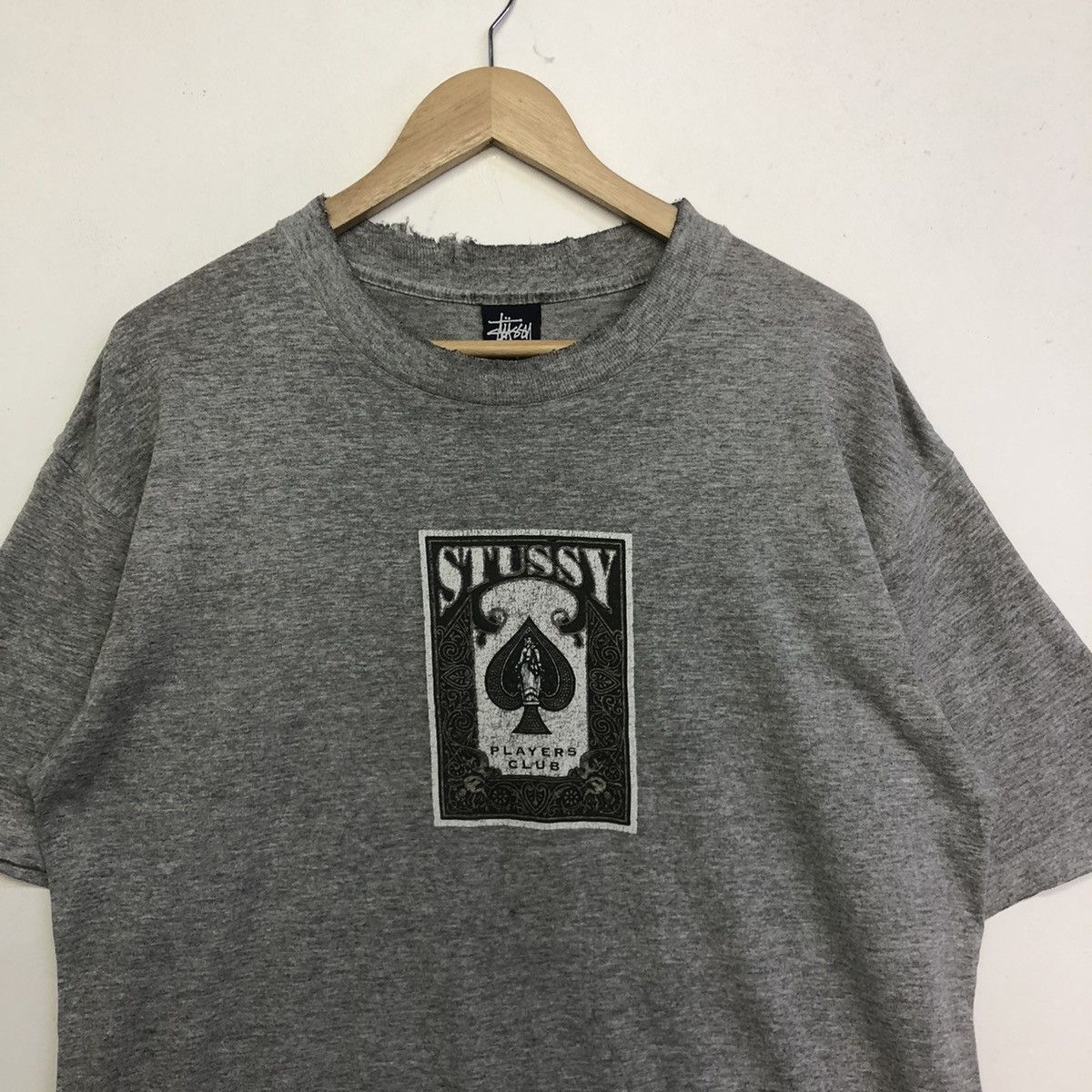Stussy VINTAGE STUSSY PLAYERS CLUB TSHIRT Size US L / EU 52-54 / 3 - 2 Thumbnail