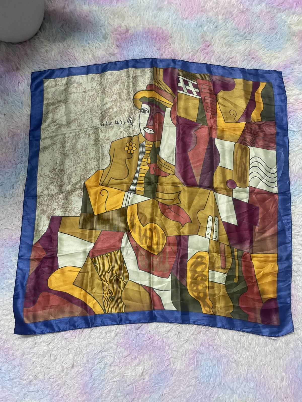 Vintage Vintage picasso silk Size ONE SIZE - 4 Thumbnail
