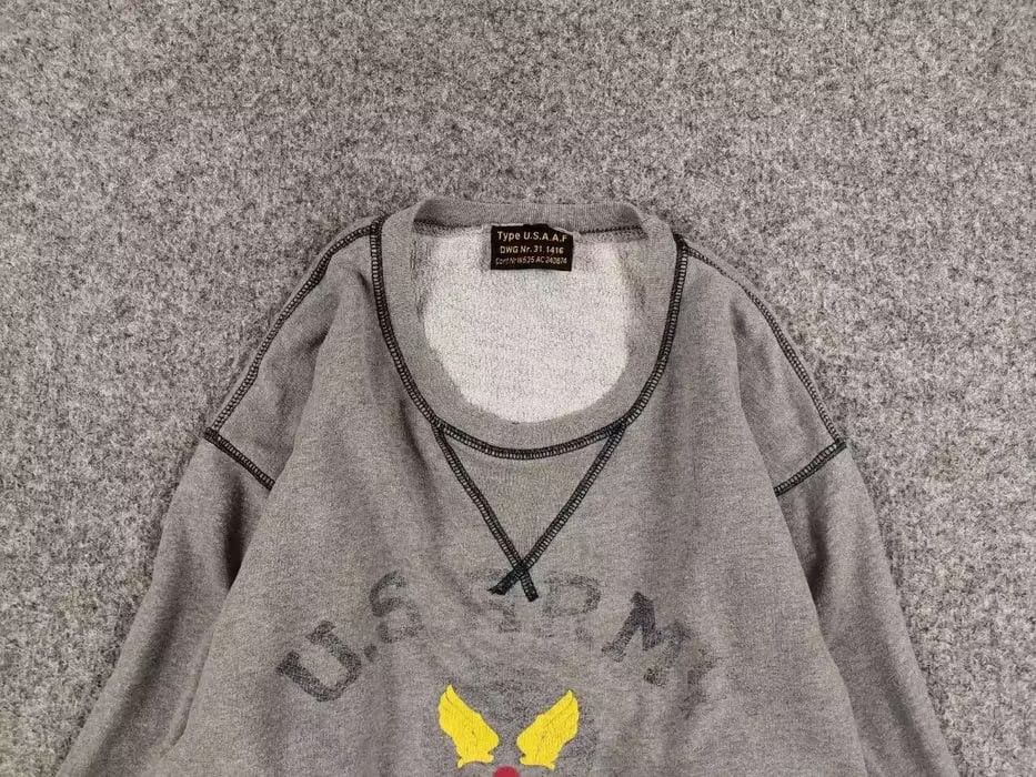 Other Vintage 80's Air Force US Army Gray Crew Chek Sweatshirt Size US L / EU 52-54 / 3 - 3 Thumbnail