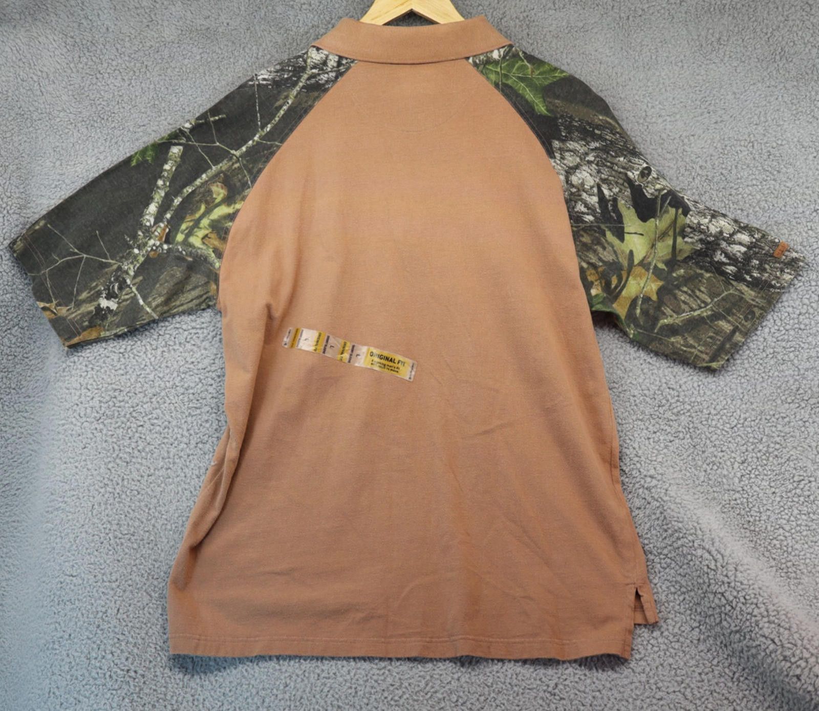 Mossy Oaks New Mossy Oak Polo Shirt Men Large Elements Hunting Camo NWT Size ONE SIZE - 8 Thumbnail
