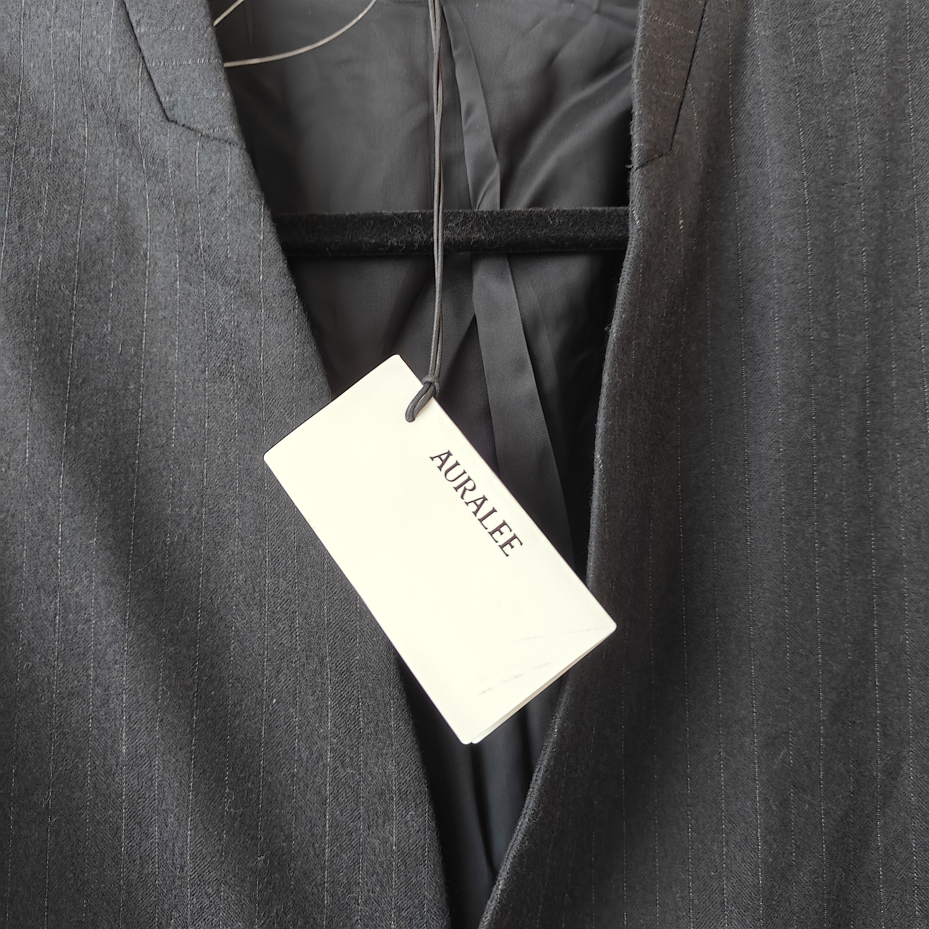 Auralee NWT Navy pinstripe silk wool blazer size 2 $1100 japan Size US M / EU 48-50 / 2 - 4 Thumbnail