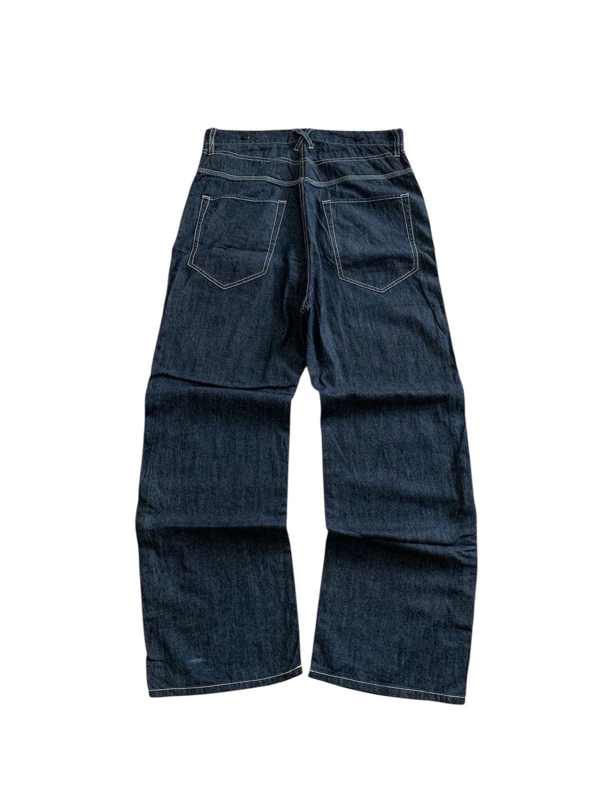 Japanese Brand Rageblue Denim Wide Baggy Pants Size US 32 / EU 48 - 7 Thumbnail