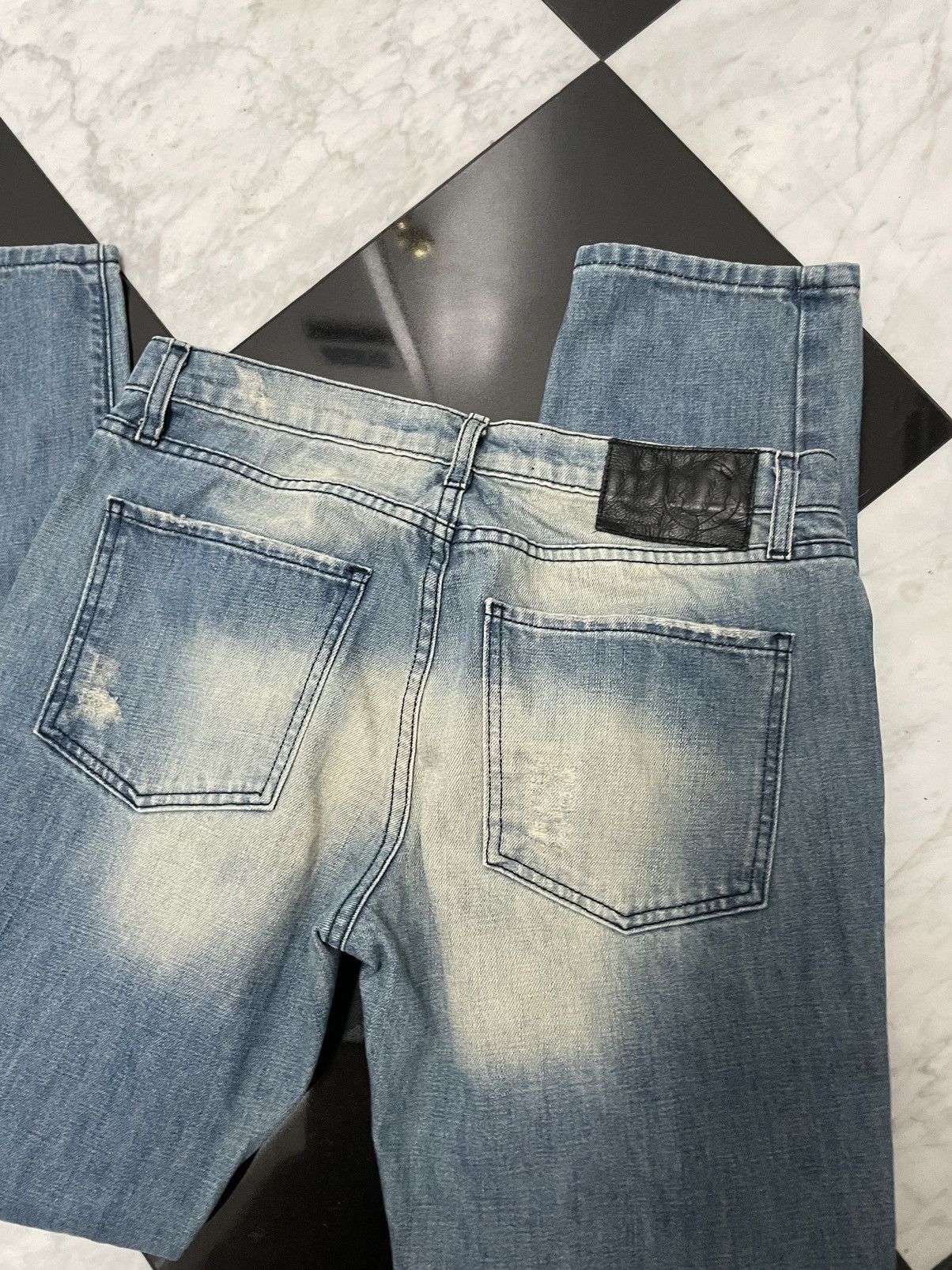 Rustic Dime 🔥 Rustic Dine Ripped jeans taper fit Size US 32 / EU 48 - 4 Thumbnail