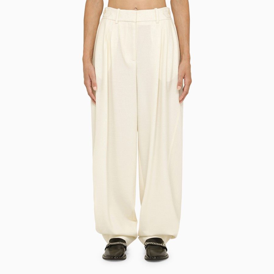 Stella McCartney o1d2blof1024 Pant in Cream Size 27" / US 4 / IT 40 - 1 Thumbnail