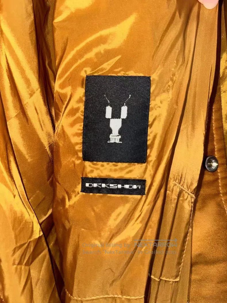 Rick Owens Drkshdw Rick Owens DRKSHDW Long Bomber Jacket . Size US L / EU 52-54 / 3 - 3 Thumbnail
