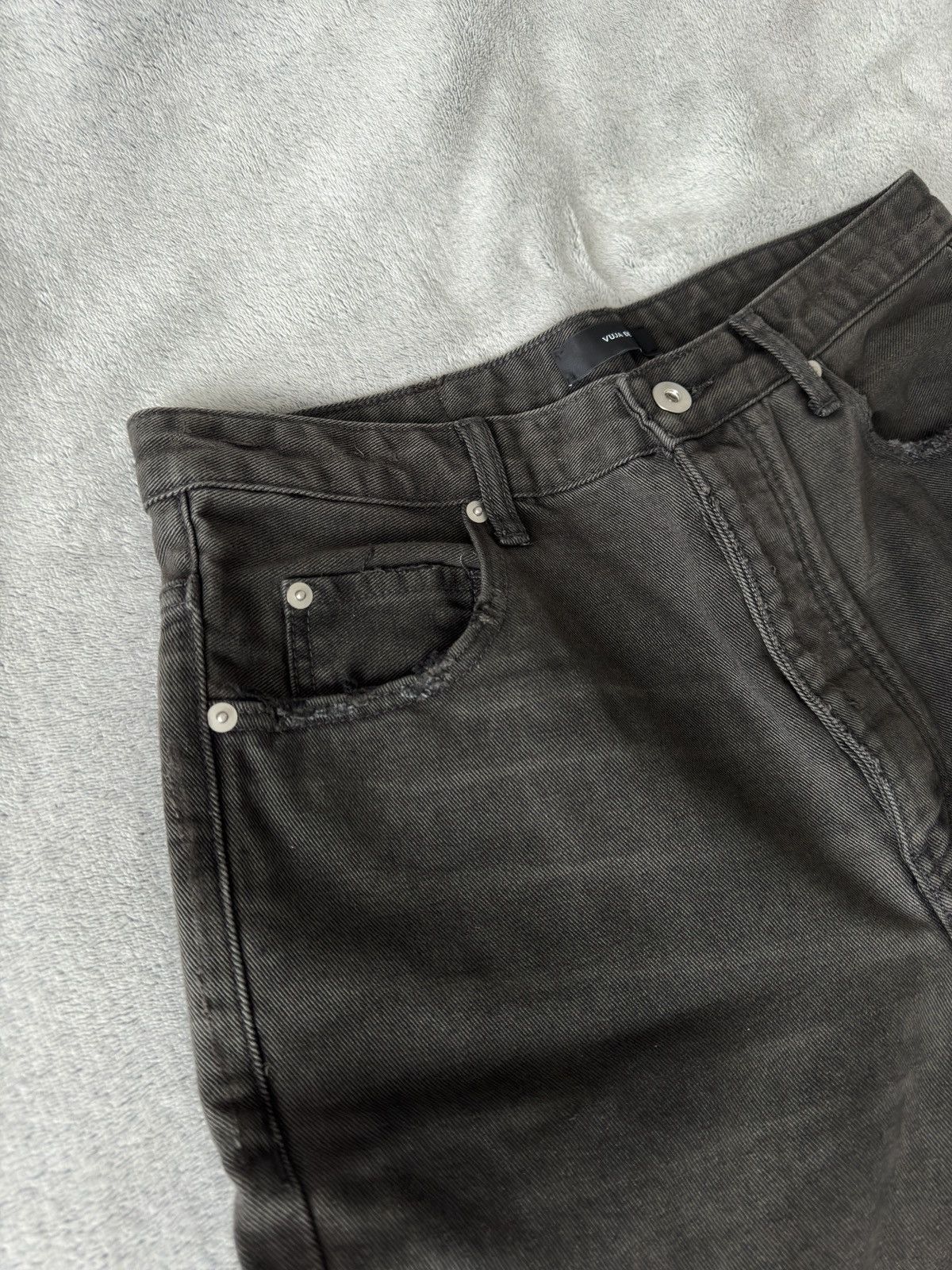 Vuja De Vuja De Steve Garment-Dyed Shadow Jeans 010 SS25 Size US 32 / EU 48 - 2 Thumbnail