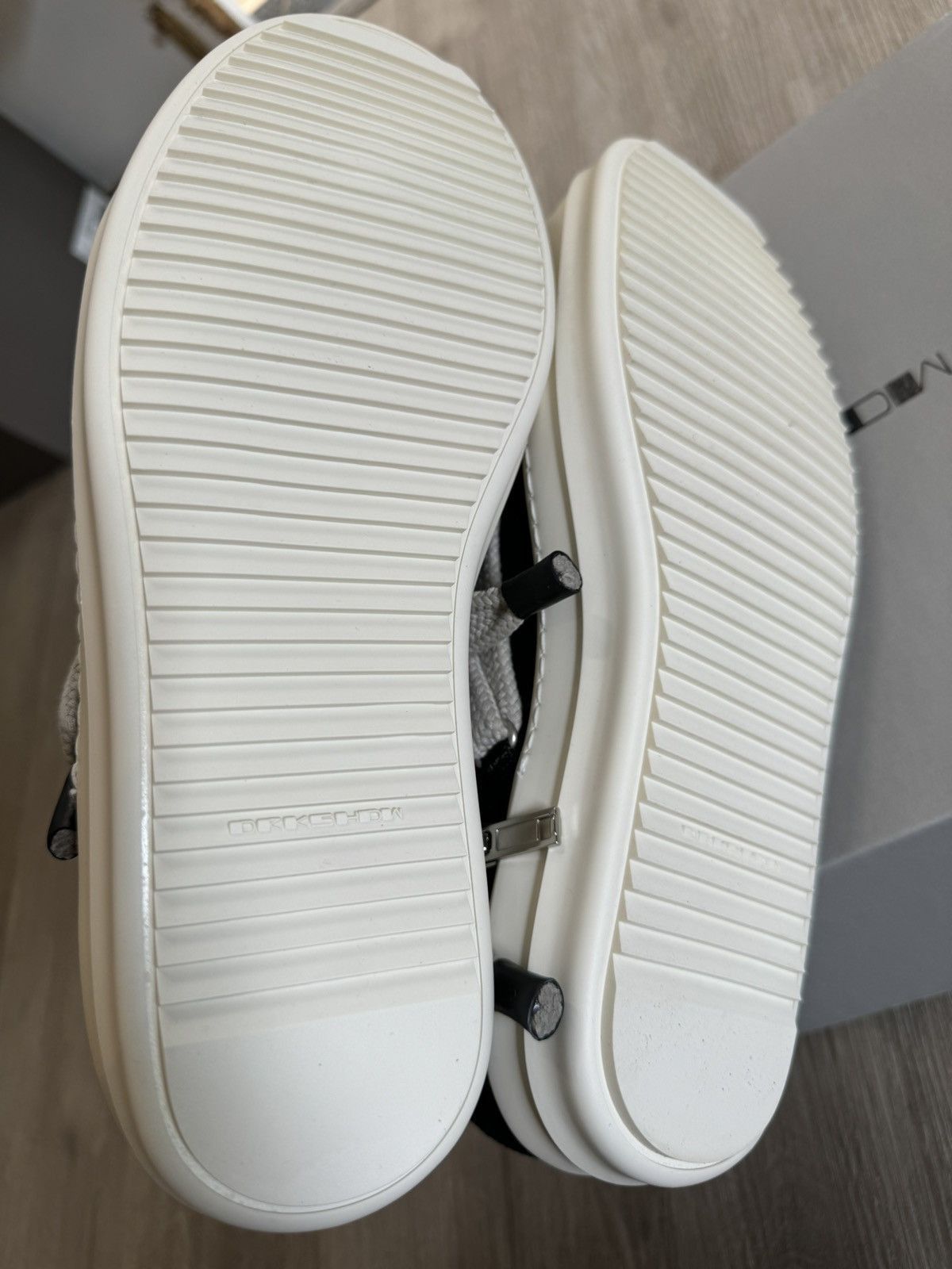 Rick Owens Rick Owens Drkshdw Jumbolace Hexa Sneaks Ramones Black Size US 9 / EU 42 - 7 Thumbnail