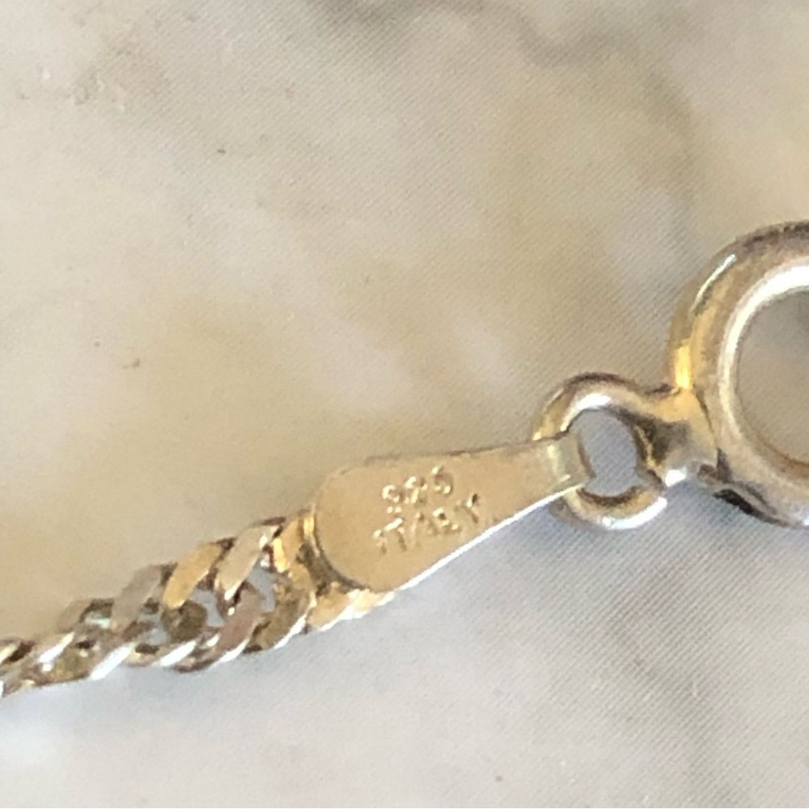 Vintage Vintage Italy 925 sterling silver Singapore chain necklace Size ONE SIZE - 12 Thumbnail