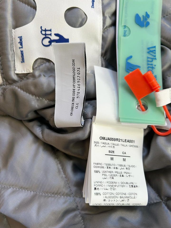 Off-White Bomber Varsity Jacket in Multicolor Size US M / EU 48-50 / 2 - 3 Thumbnail