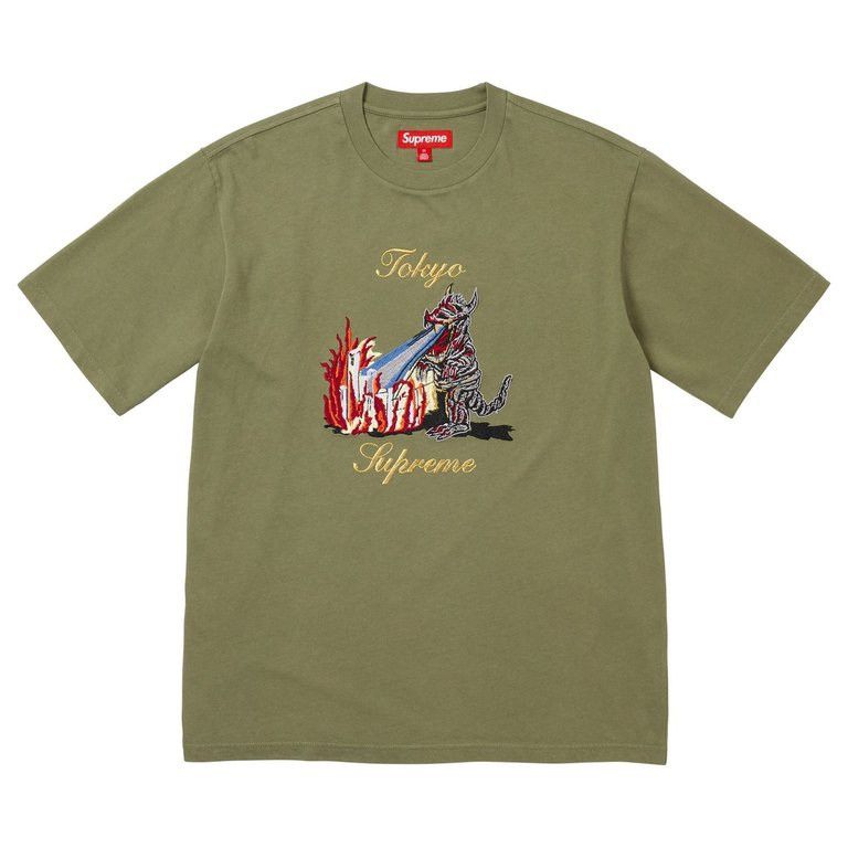 Supreme Supreme Monster S/S Top Light Olive SS26 Size US M / EU 48-50 / 2 - 1 Thumbnail