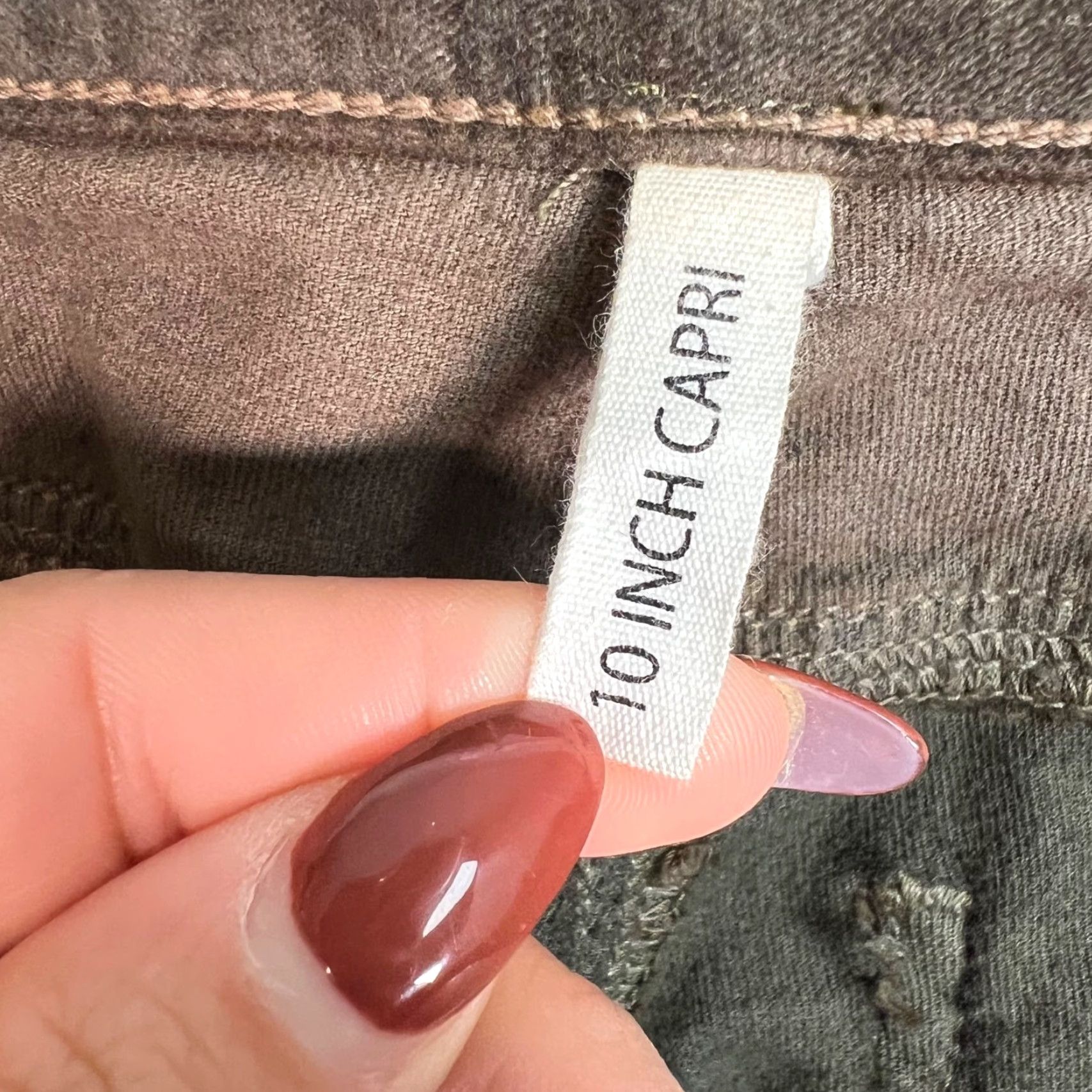 Rag & Bone Rag & Bone Pants 29 Brown 10-Inch Capri Skinny Corduroy Womens Size 29" - 4 Thumbnail