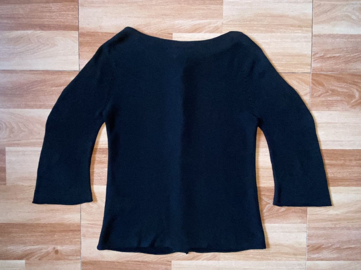 Yohji Yamamoto Y’S YOHJI YAMAMOTO KNIT CARDIGAN SWEATER IN BLACK SIZE 3 Size S / US 4 / IT 40 - 5 Thumbnail