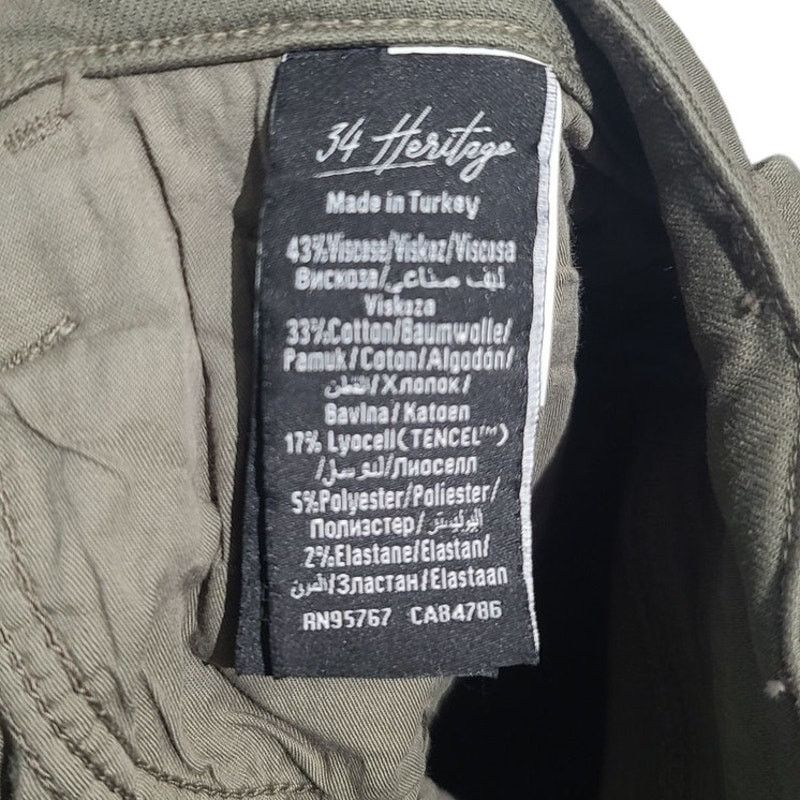 34 Heritage 34 Heritage Green Courage Mid Rise Straight Leg Pants Size US 40 / EU 56 - 8 Thumbnail