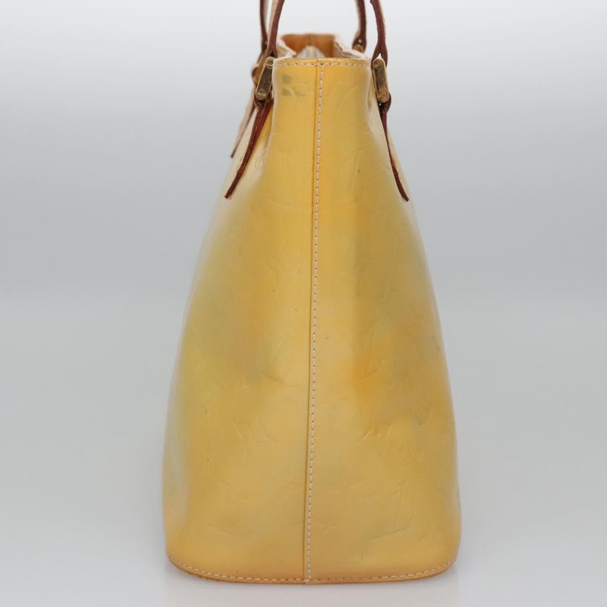 Louis Vuitton LOUIS VUITTON Monogram Vernis Houston Hand Bag Gris M91053 Size ONE SIZE - 5 Thumbnail
