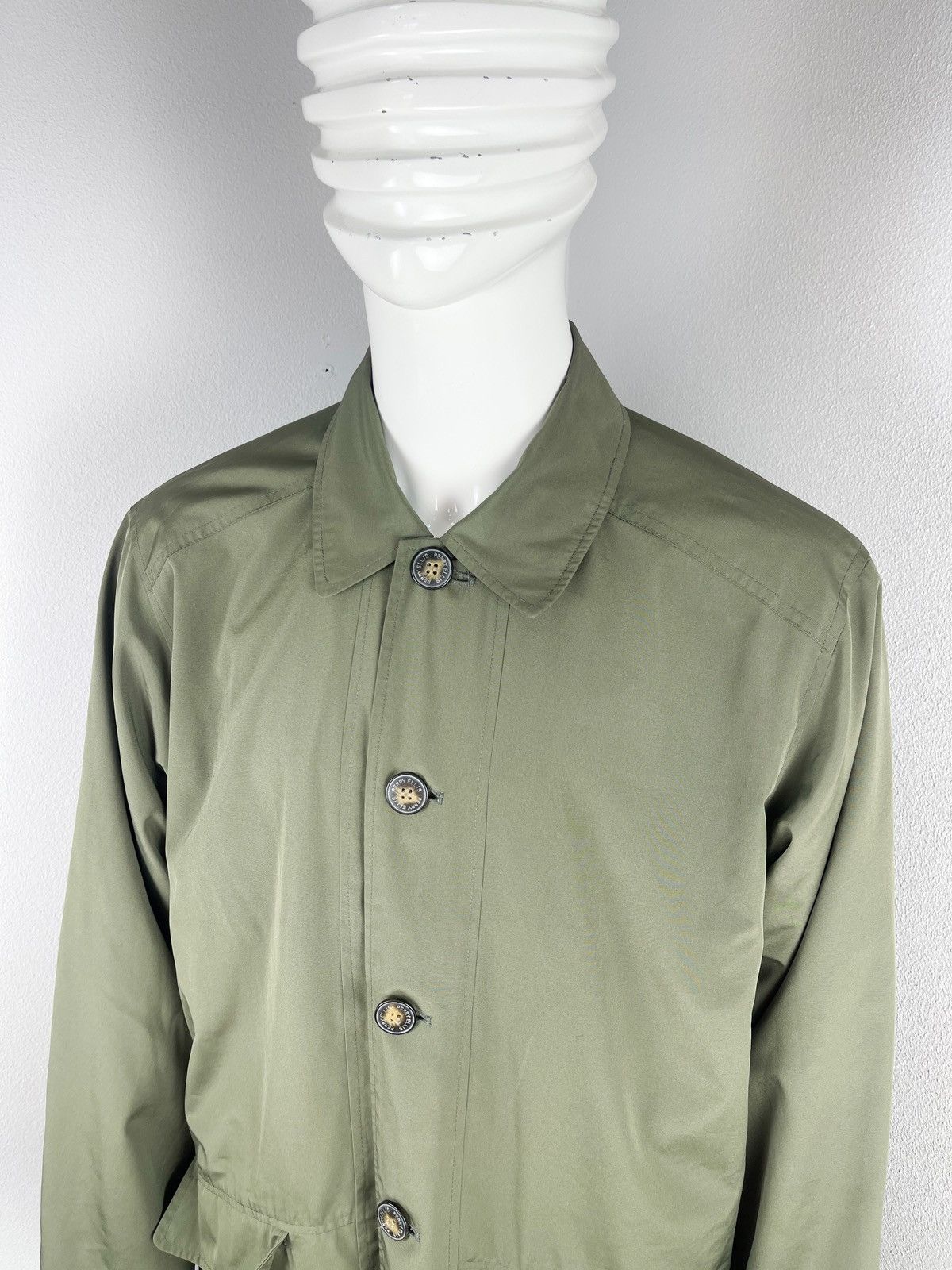Perry Ellis Perry Ellis Portfolio mens coat Sz L dark green nylon Size US L / EU 52-54 / 3 - 3 Thumbnail