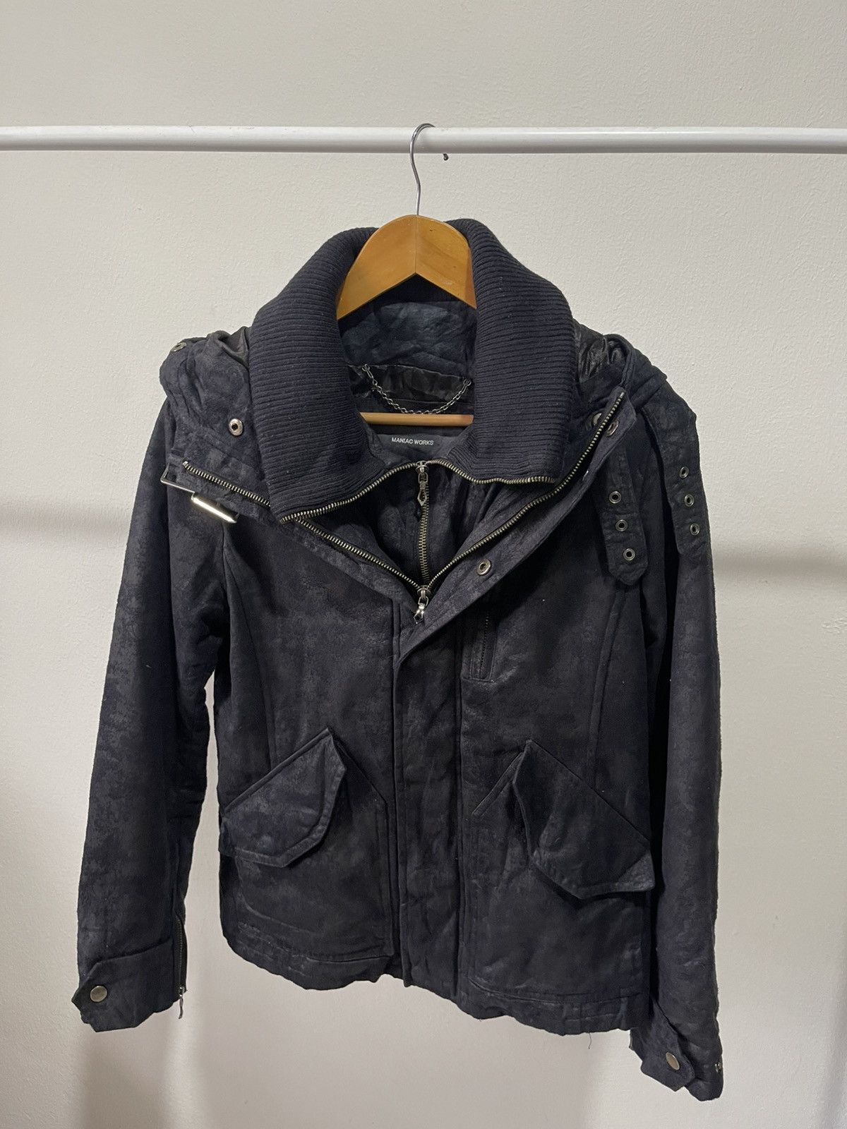 Le Grande Bleu (L.G.B.) 2000s Maniac Work Layered Two Zip Jacket Size US S / EU 44-46 / 1 - 3 Thumbnail