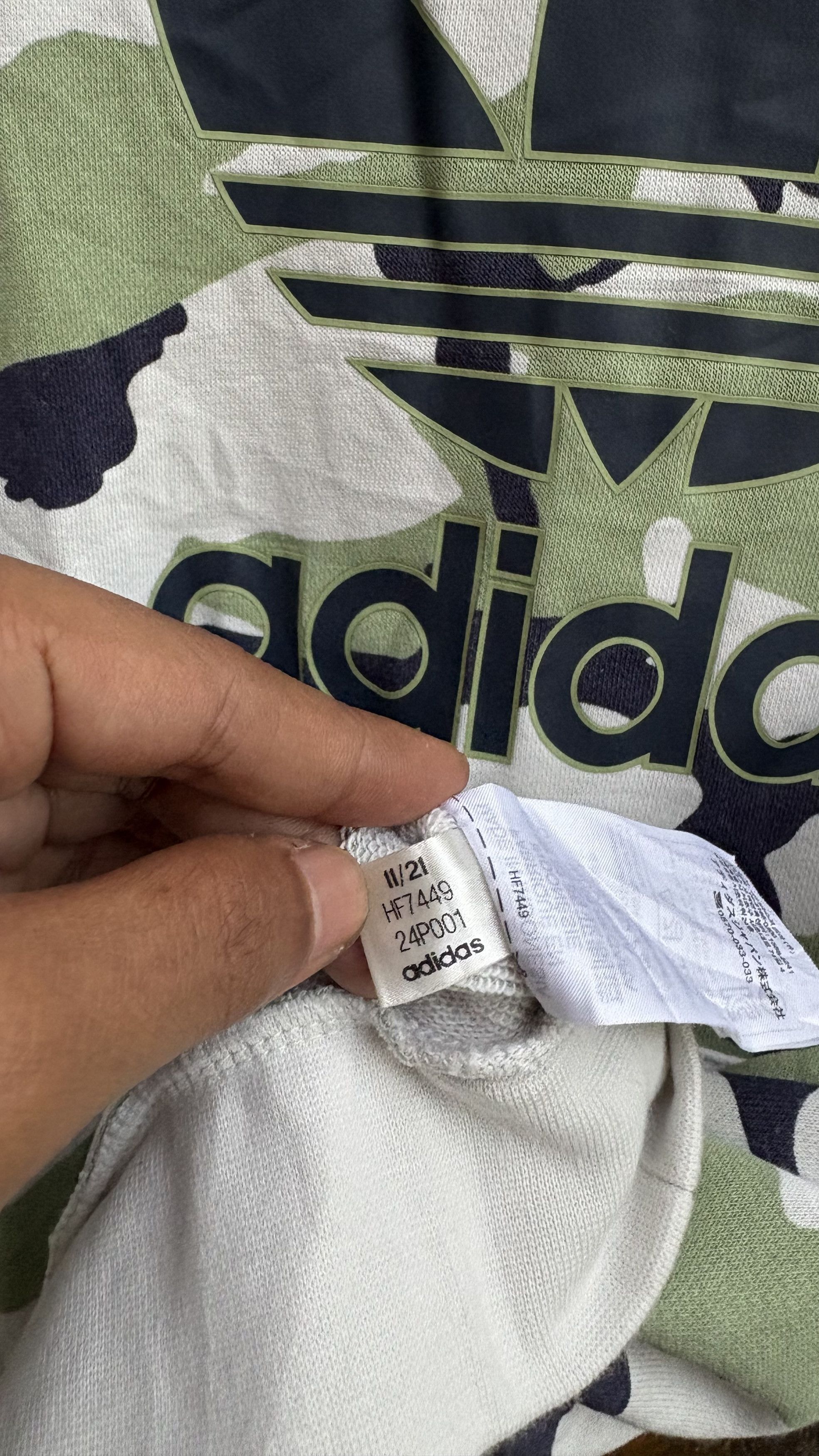 Adidas Adidas camoflage big logo hoodie Size M / US 6-8 / IT 42-44 - 6 Thumbnail