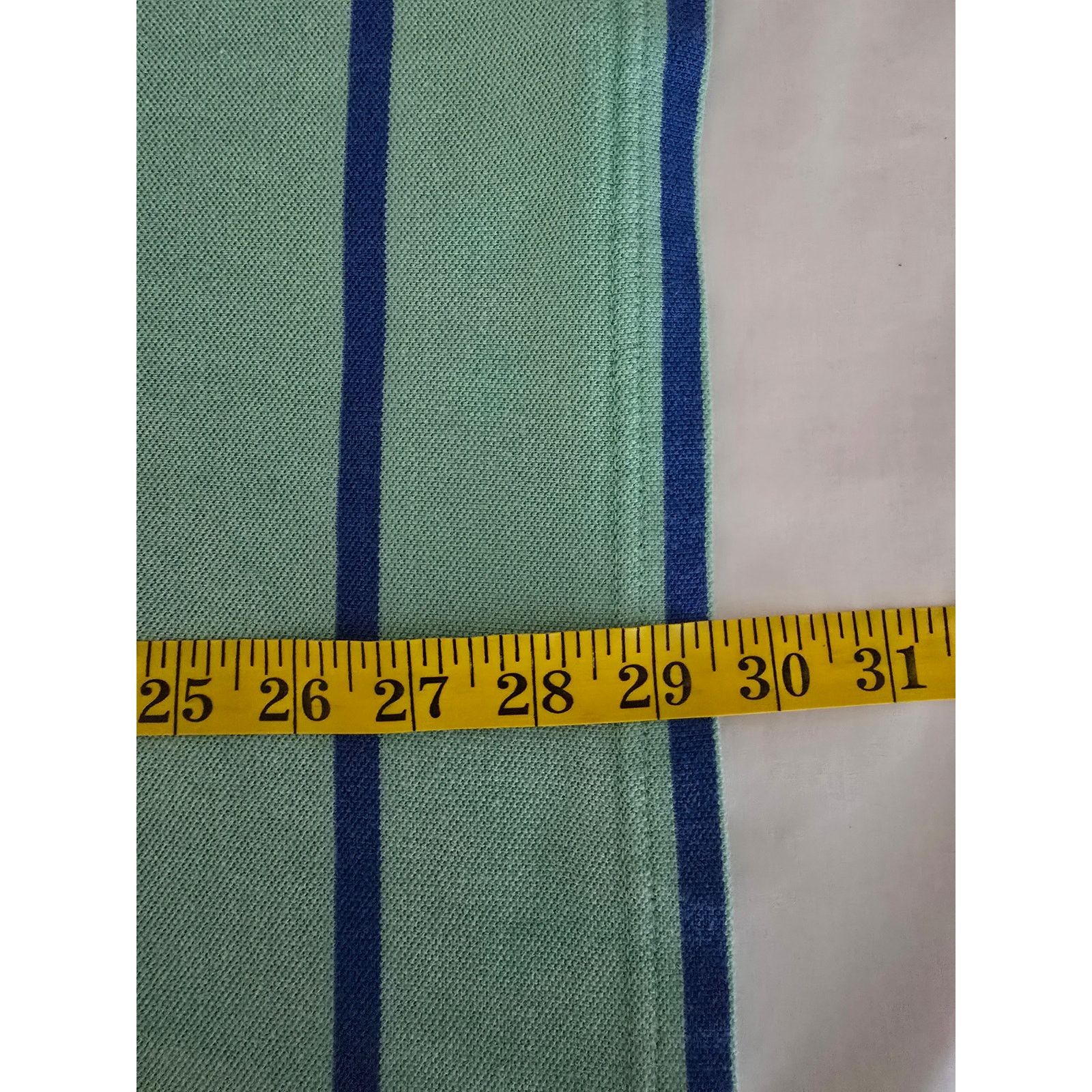 Chaps Chaps Polo Blue Striped Shirt Mens Teal Collared XL Size US XL / EU 56 / 4 - 9 Thumbnail