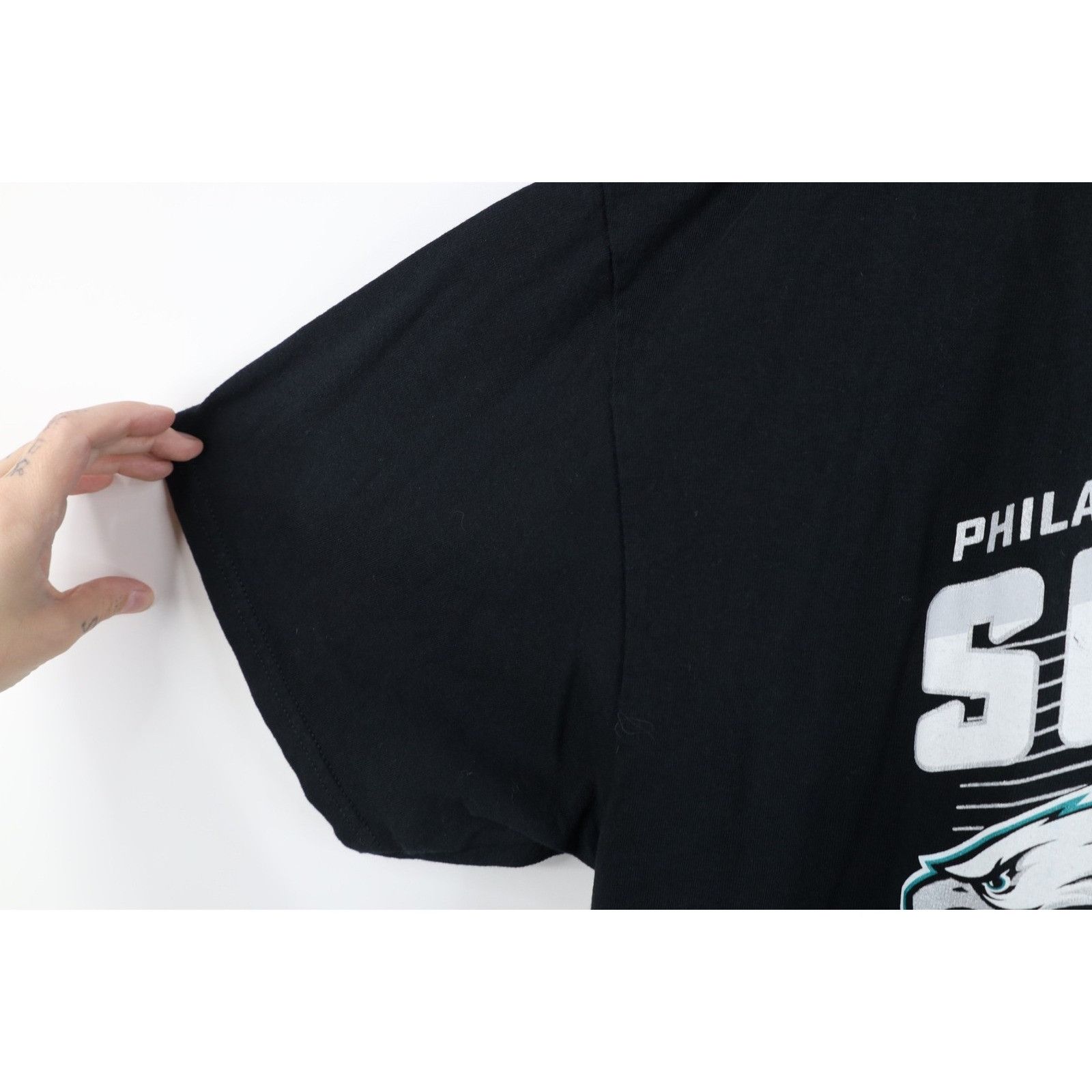 Vintage NFL Faded Super Bowl LIII Champs Philadelphia Eagles T-Shirt Size US XXL / EU 58 / 5 - 7 Thumbnail