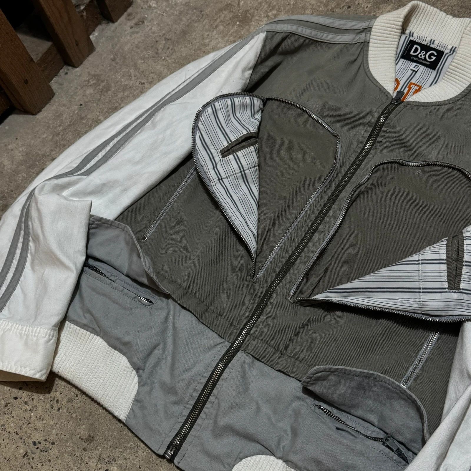 Dolce & Gabbana Vintage Dolce & Gabbana Utility cargo bomber jacket Size US XL / EU 56 / 4 - 4 Thumbnail