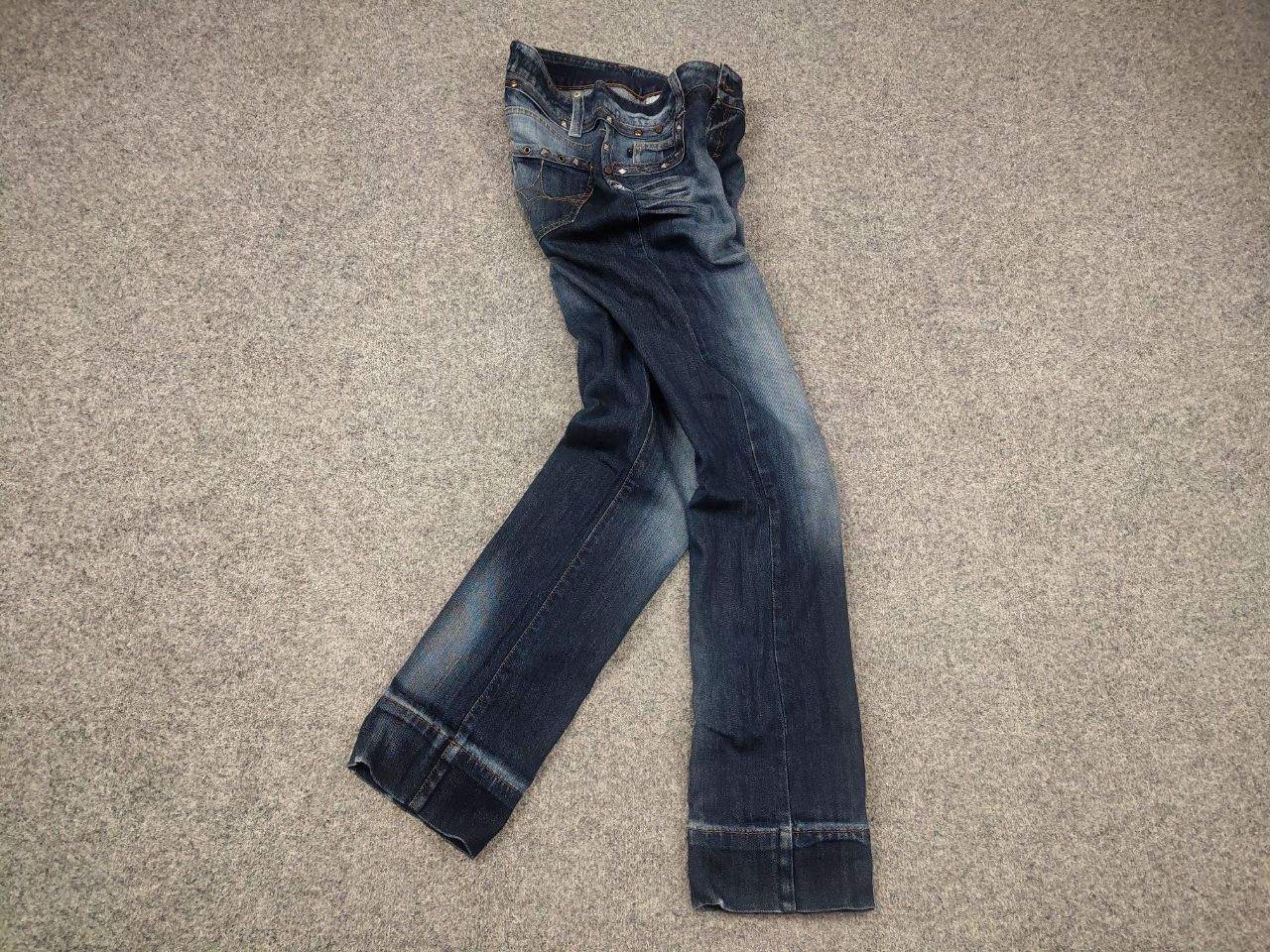 Just Cavalli Vintage 90's Just Cavalli Faded Denim Logo Jeans Y2K Style Size US 30 / EU 46 - 2 Thumbnail