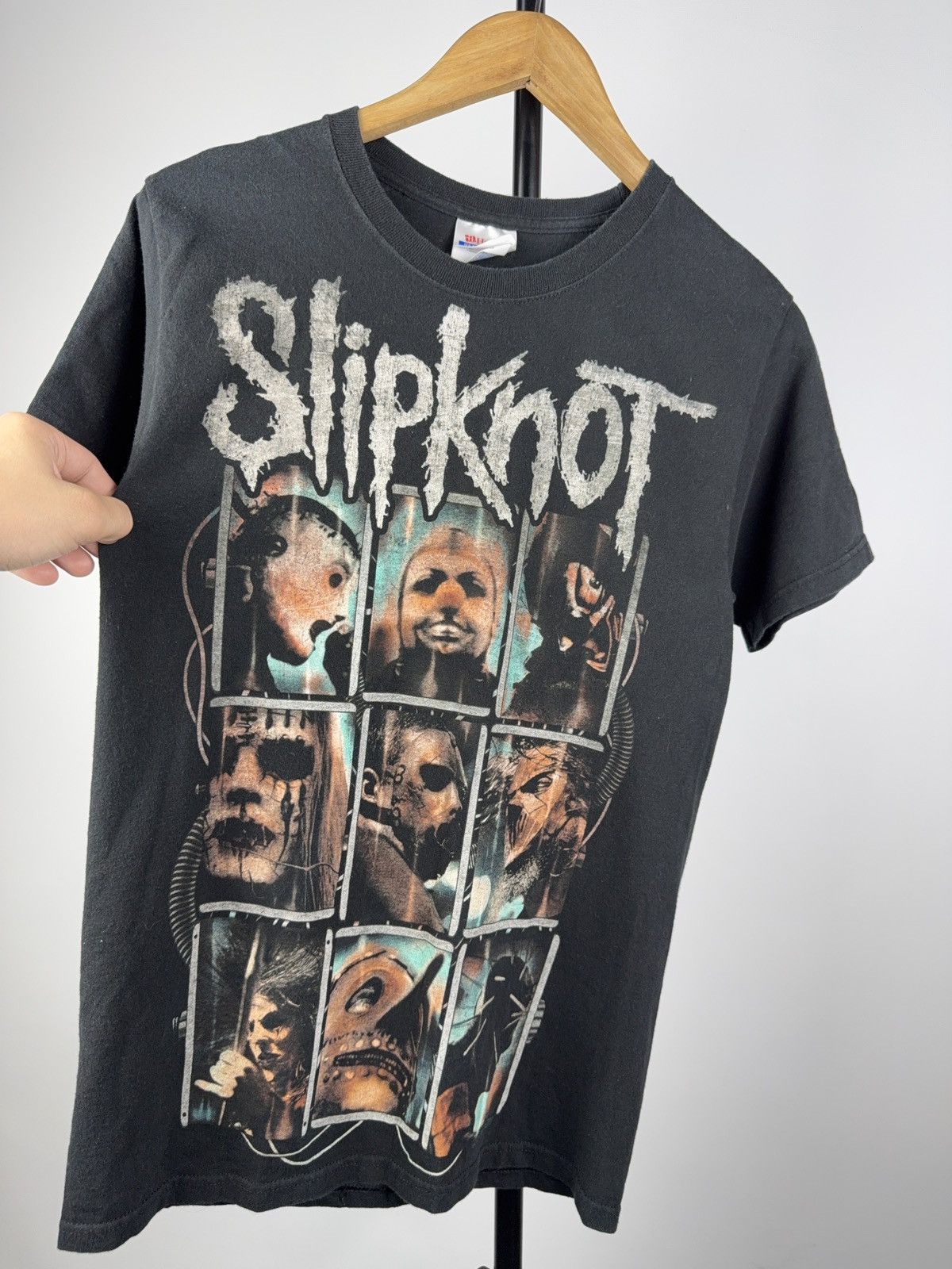 Slipknot × Vintage Vintage 2010 Slipknot Band Double Sided print Rock t-shirt Size US S / EU 44-46 / 1 - 2 Thumbnail