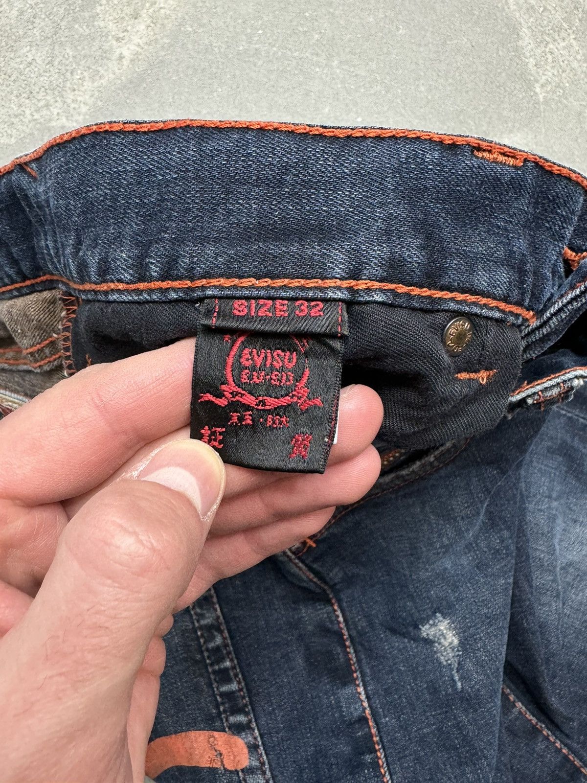 Evisu RARE EVISU Y2K VINTAGE DISTRESSED BAGGY JAPANES DENIM JEANS Size US 32 / EU 48 - 8 Thumbnail