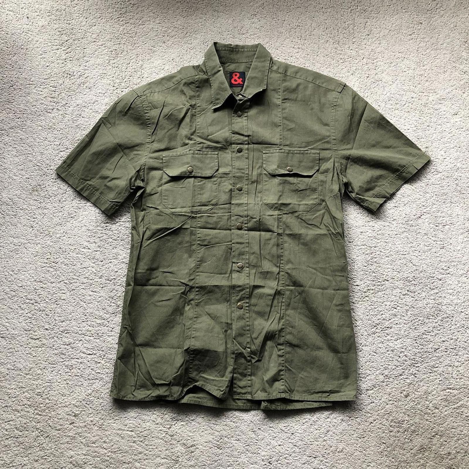 Dolce & Gabbana Vintage Dolce & Gabbana Cargo Army Shirt Size US M / EU 48-50 / 2 - 1 Thumbnail