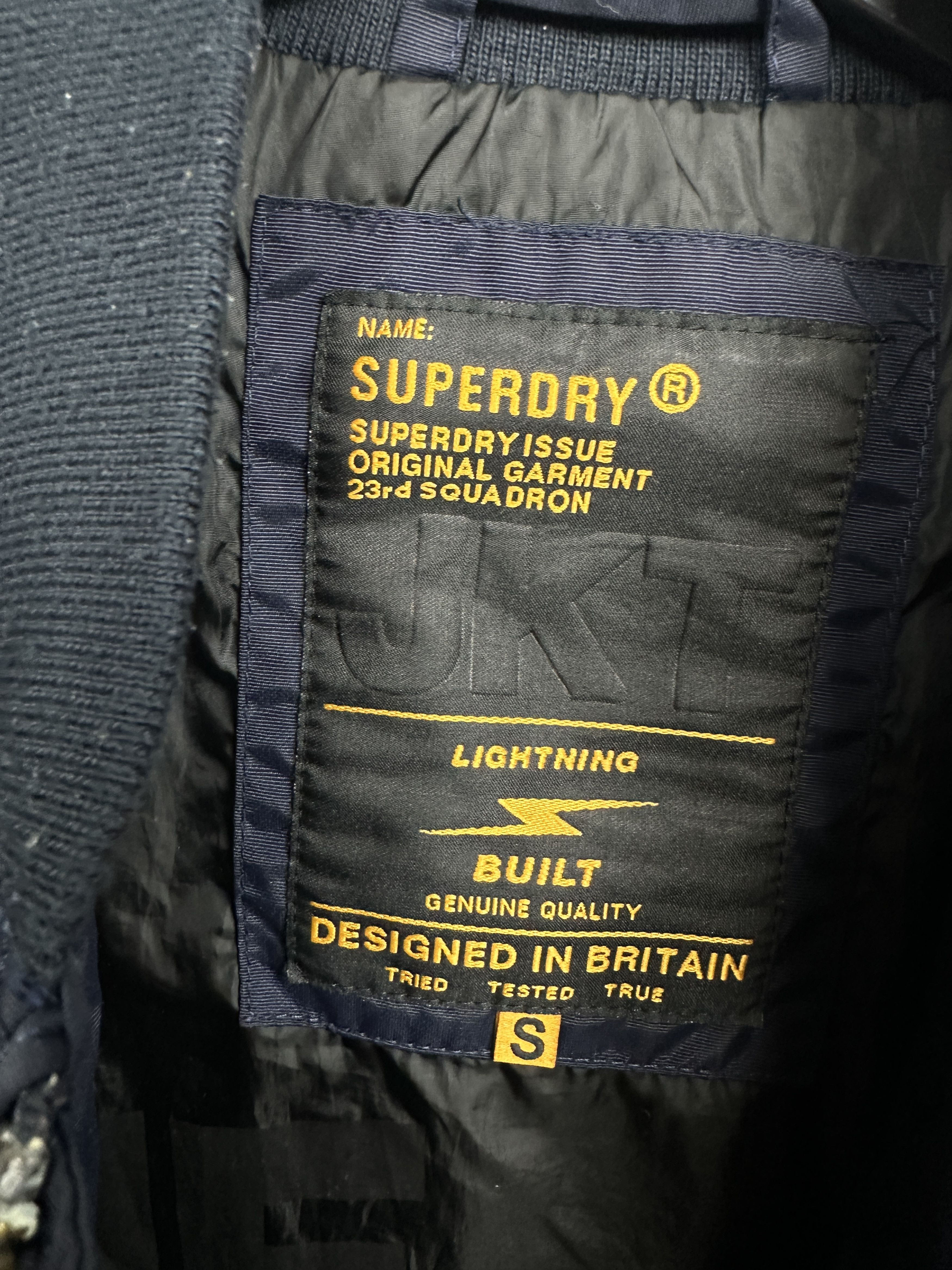 Superdry Superdry Vintage Mens Nylon Bomber Jacket Y2K Size US S / EU 44-46 / 1 - 5 Thumbnail