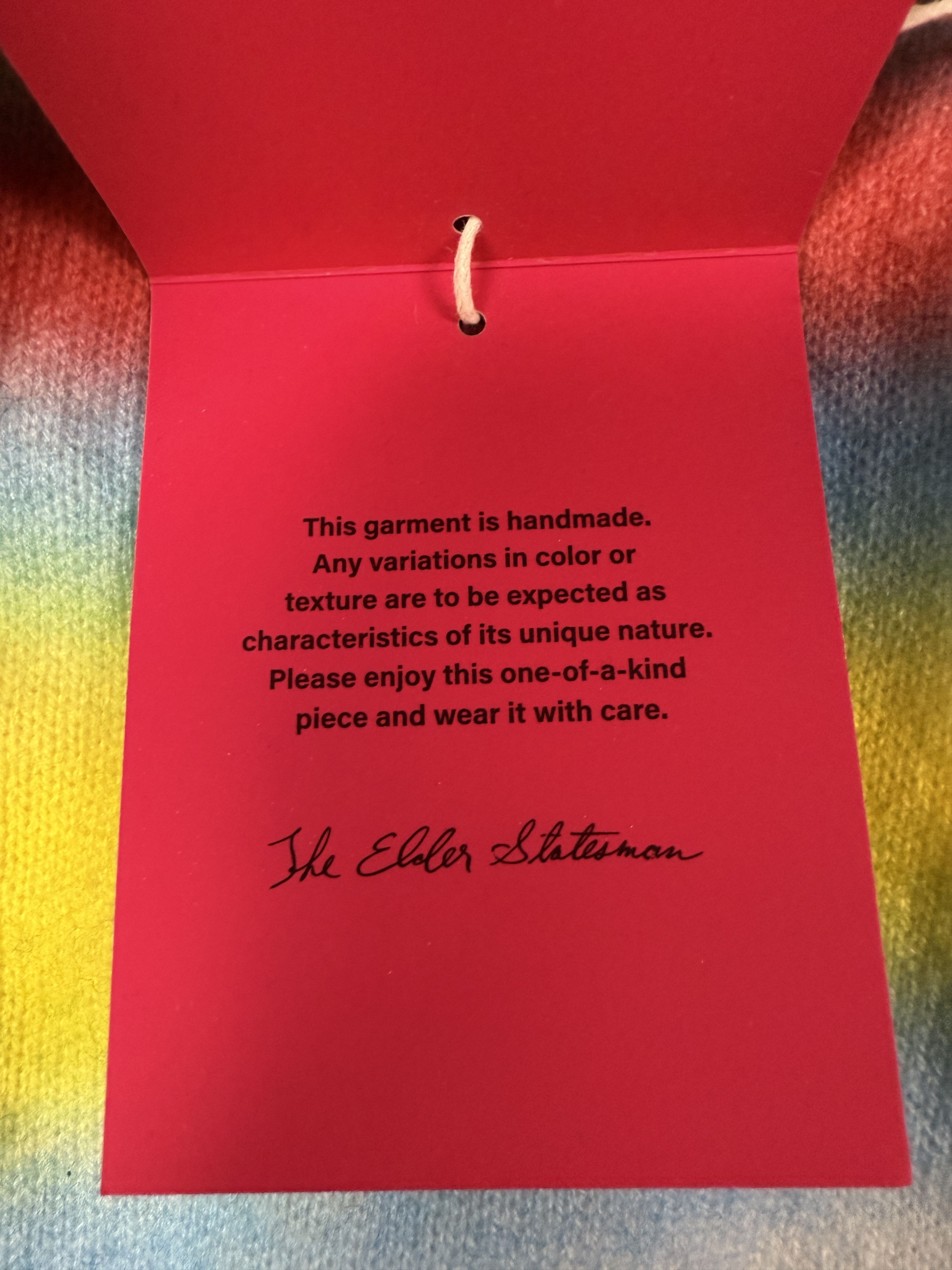 The Elder Statesman $2295 The Elder Statesman Graffiti Crewneck Sweater Size US S / EU 44-46 / 1 - 10 Thumbnail