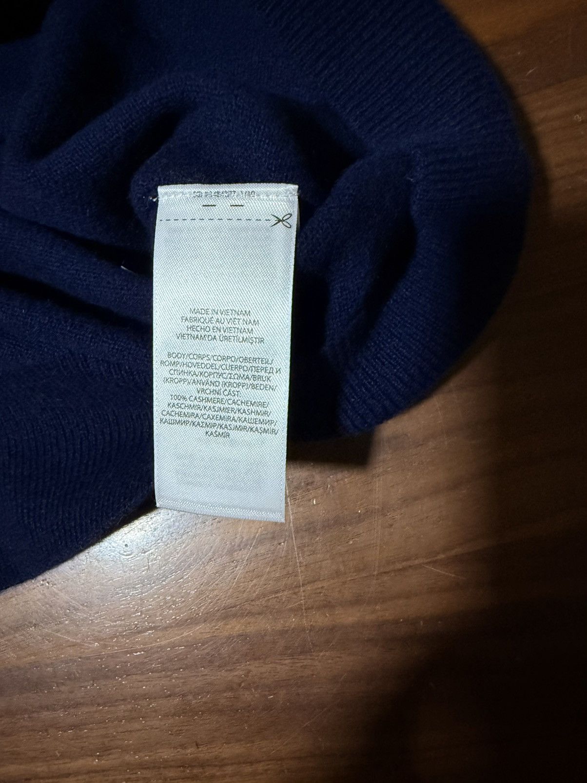 Polo Ralph Lauren Polo Ralph Lauren The I Heart Polo Cashmere Sweater Navy XL Size US XL / EU 56 / 4 - 12 Thumbnail