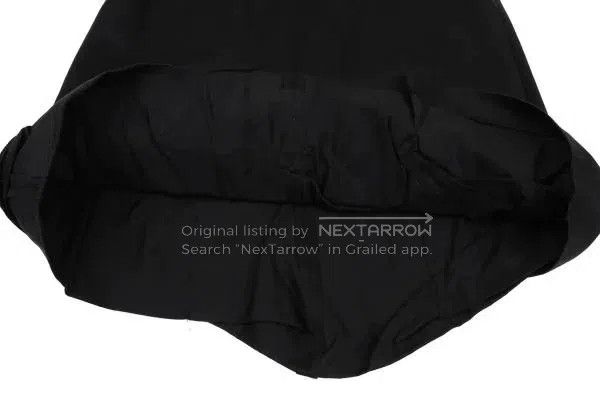Comme des Garcons Comme Des Garcons size M Black retro design half skirt Size 23" - 6 Thumbnail