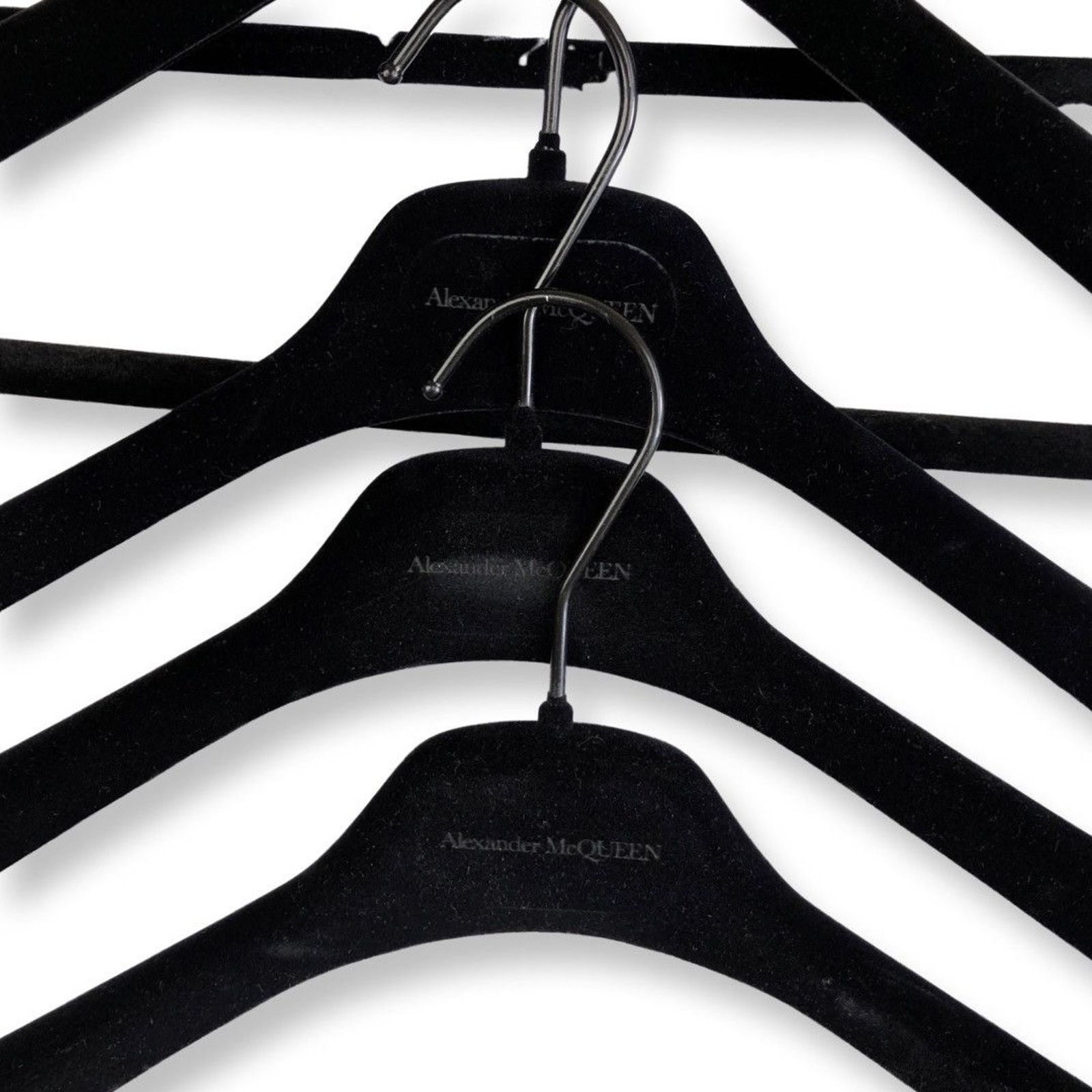 Alexander McQueen Alexander McQueen Logo Velour Hangers Size ONE SIZE - 2 Thumbnail