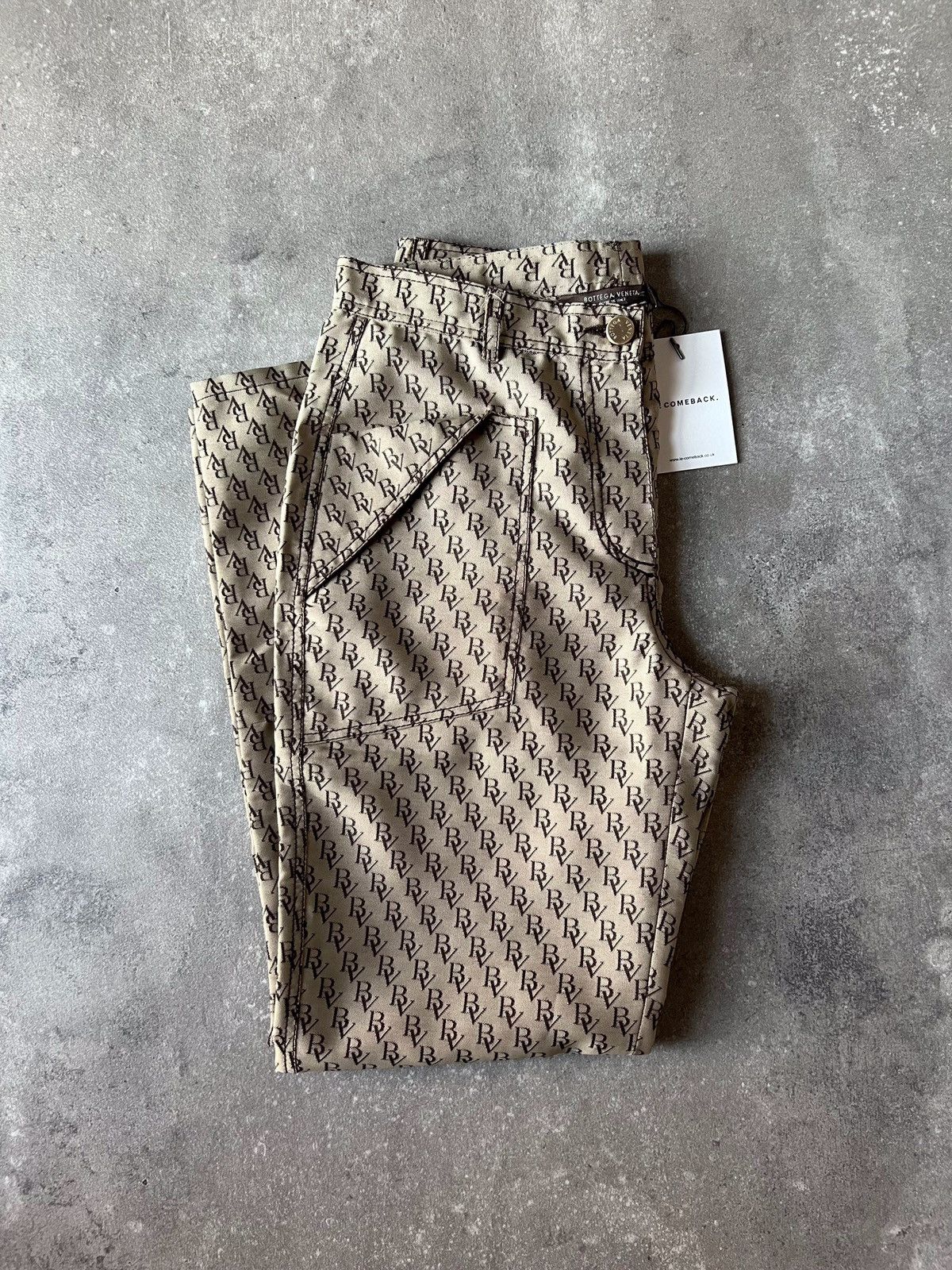 Bottega Veneta Bottega Veneta logo monogram trousers Size 27" / US 4 / IT 40 - 3 Thumbnail